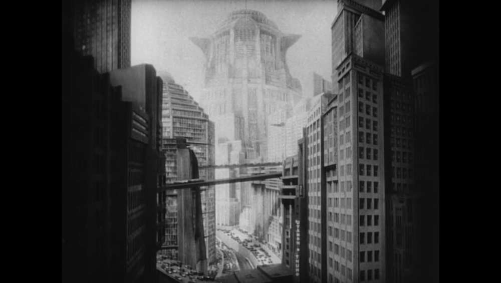 Screencap from Metropolis (1927).
