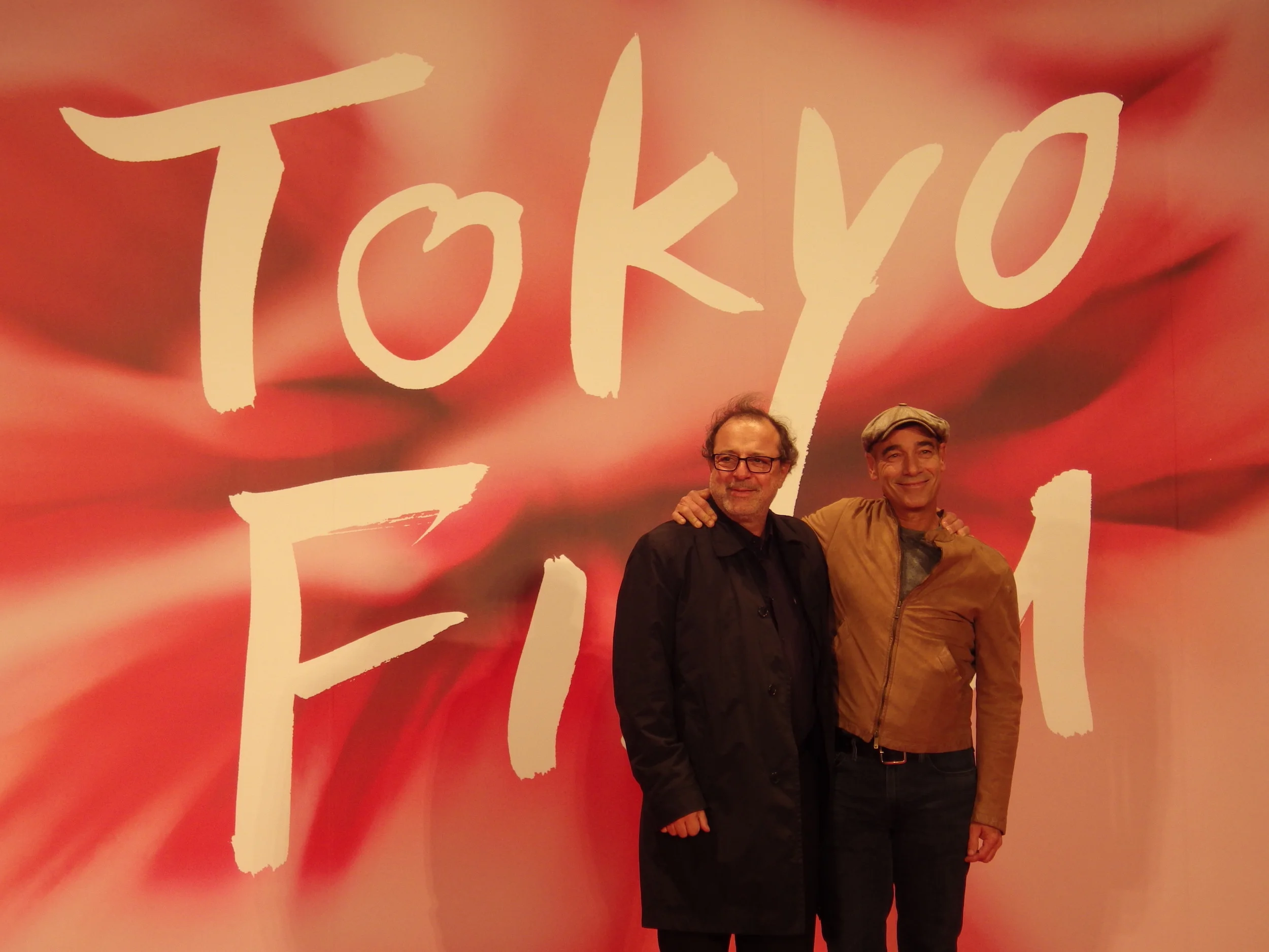 Semih Kaplanoglu and Jean Marc-Barr, the director and star of competition winner Grain.