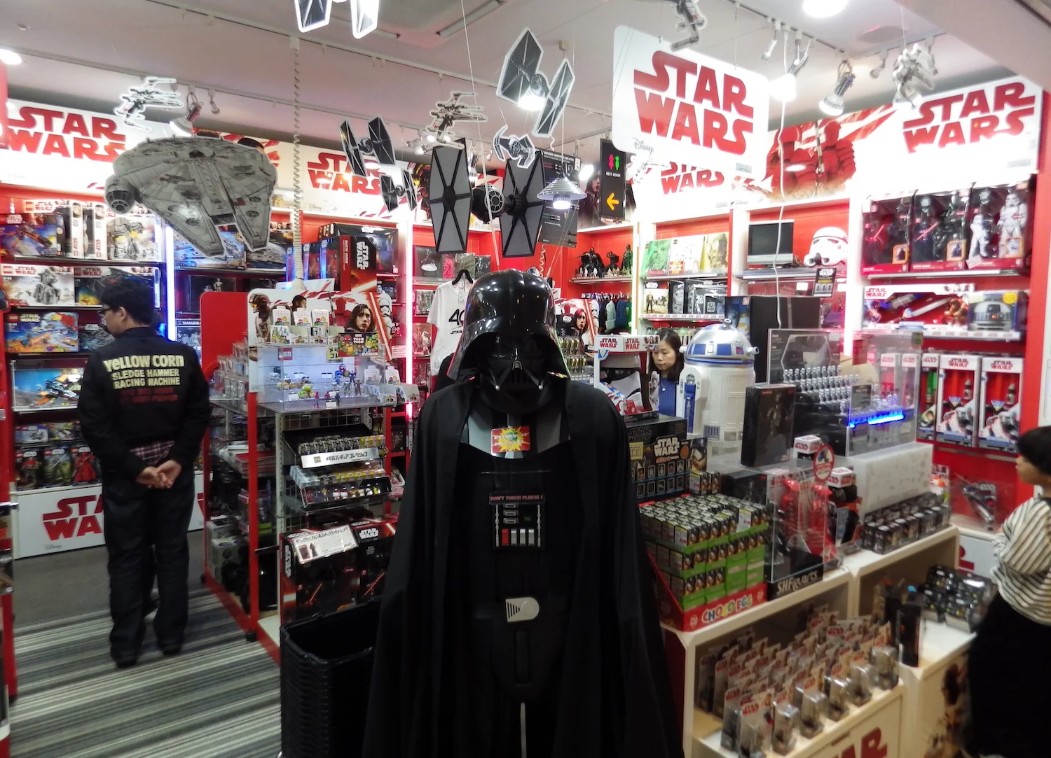 The Star Wars corner in Kiddy Land Harajuku, November 2017.