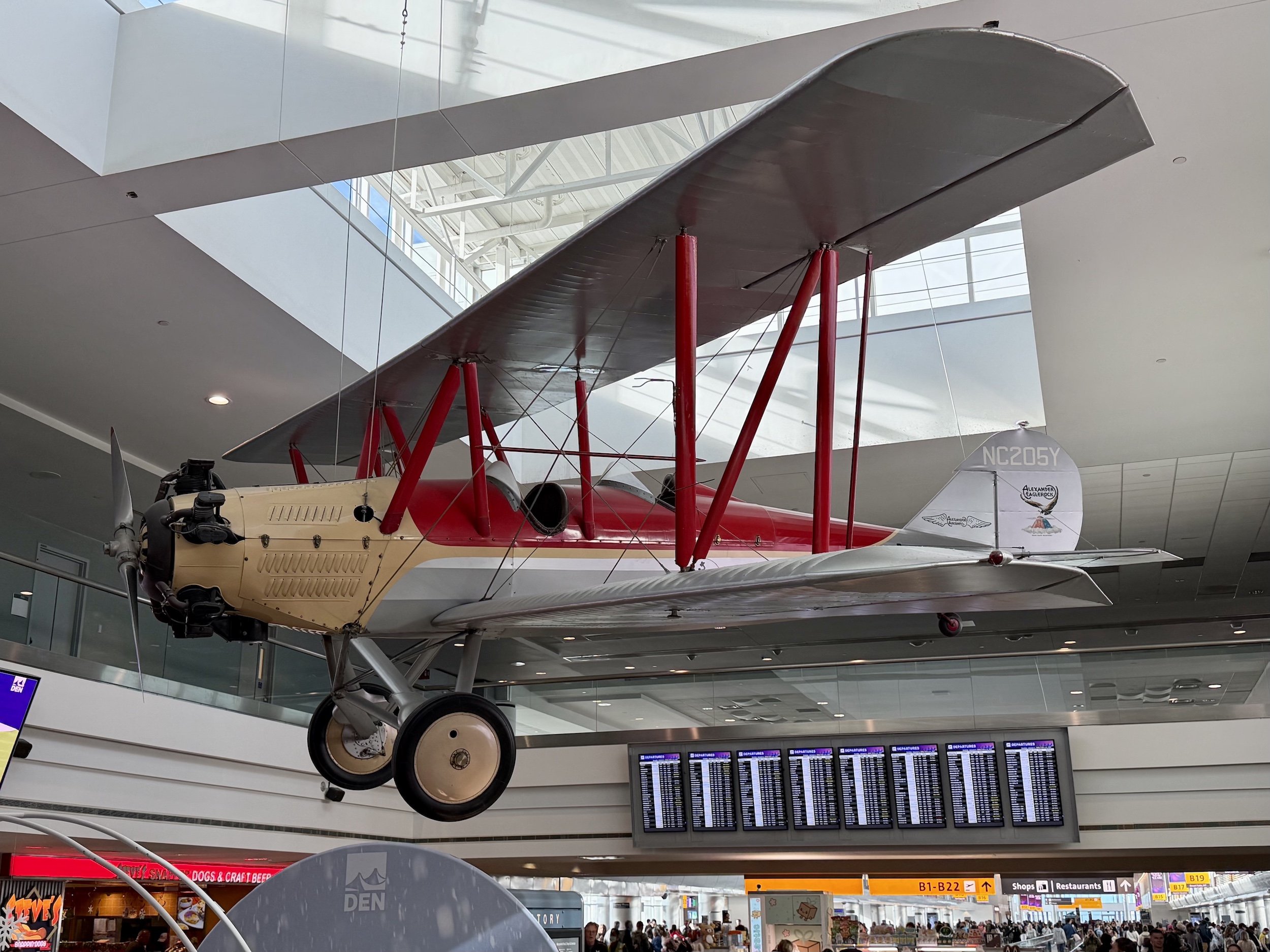 alexander eaglerock plane suspended ceiling denver international airport