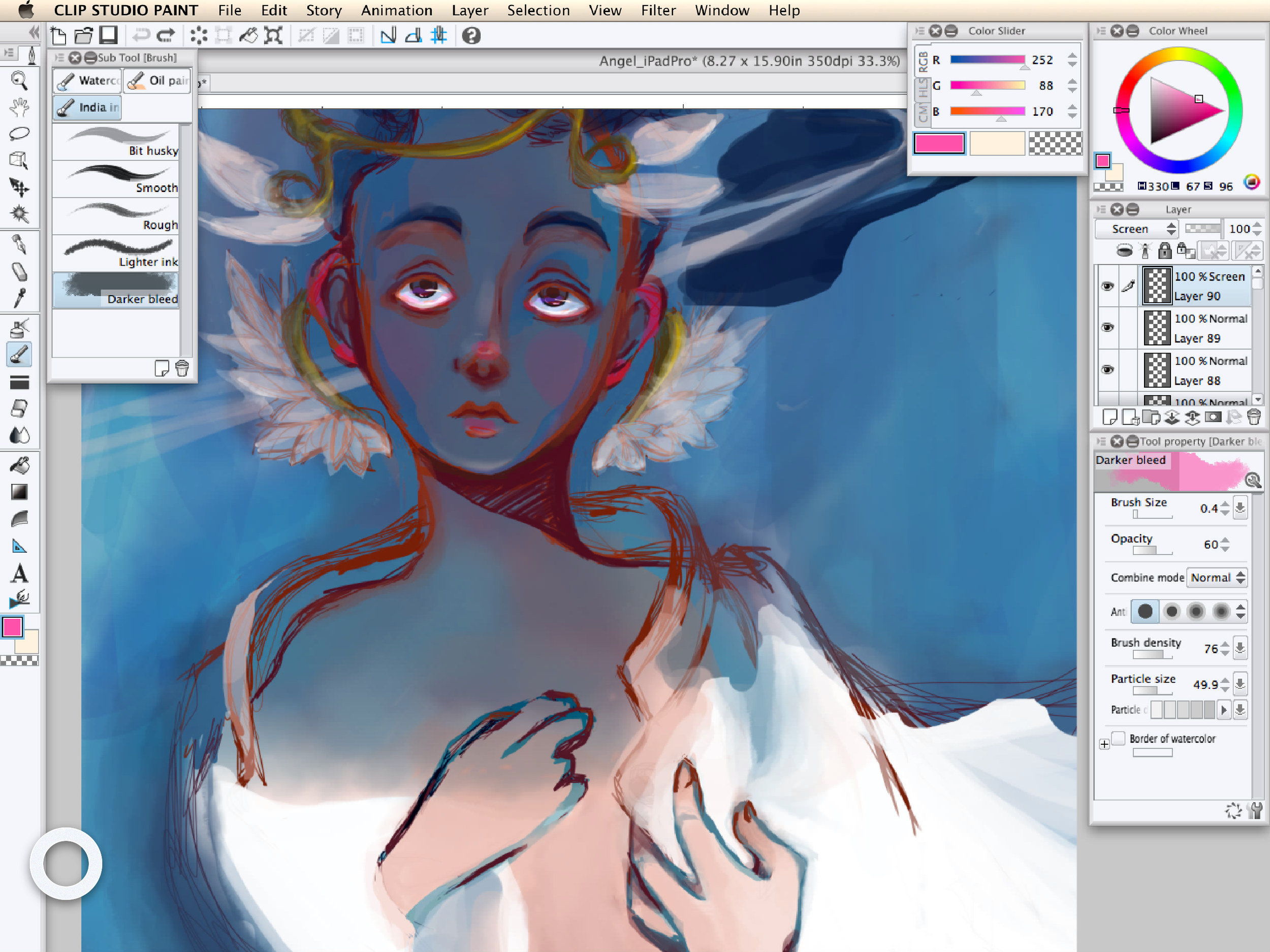 Clearer drawing space