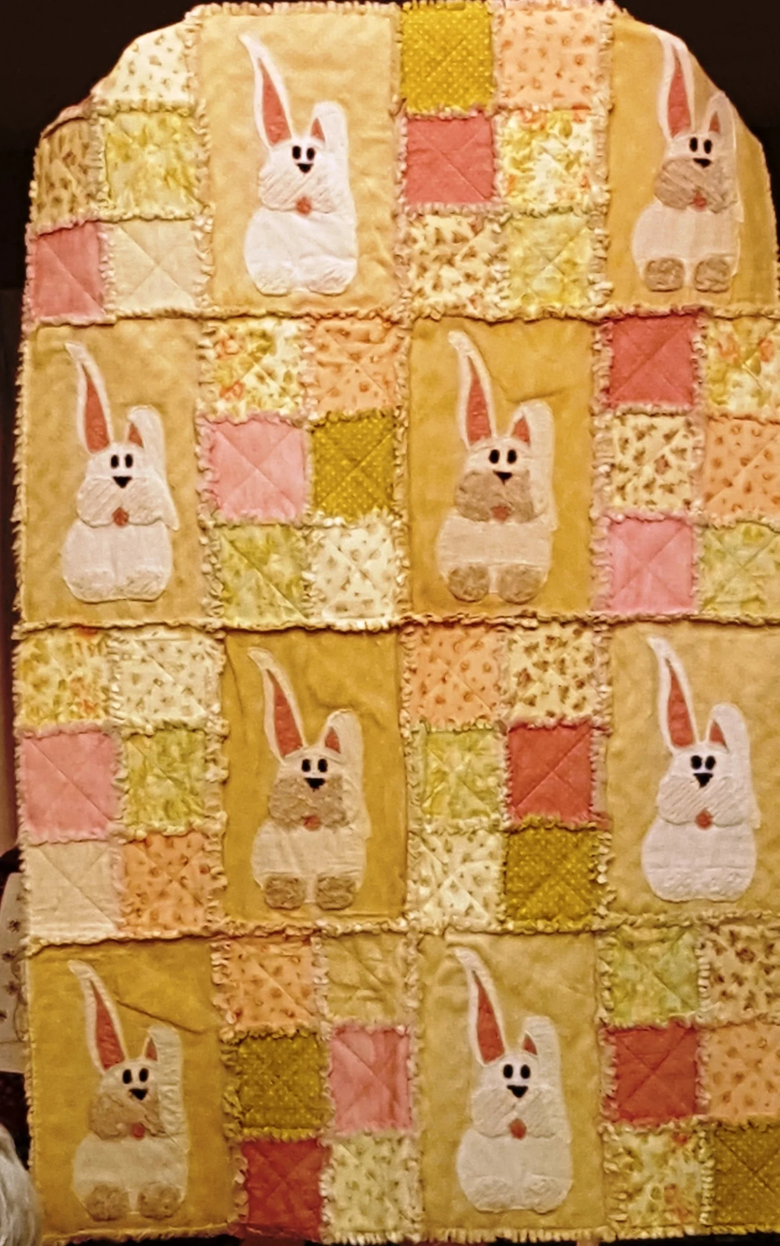 speaker bunny rag quilt.jpg