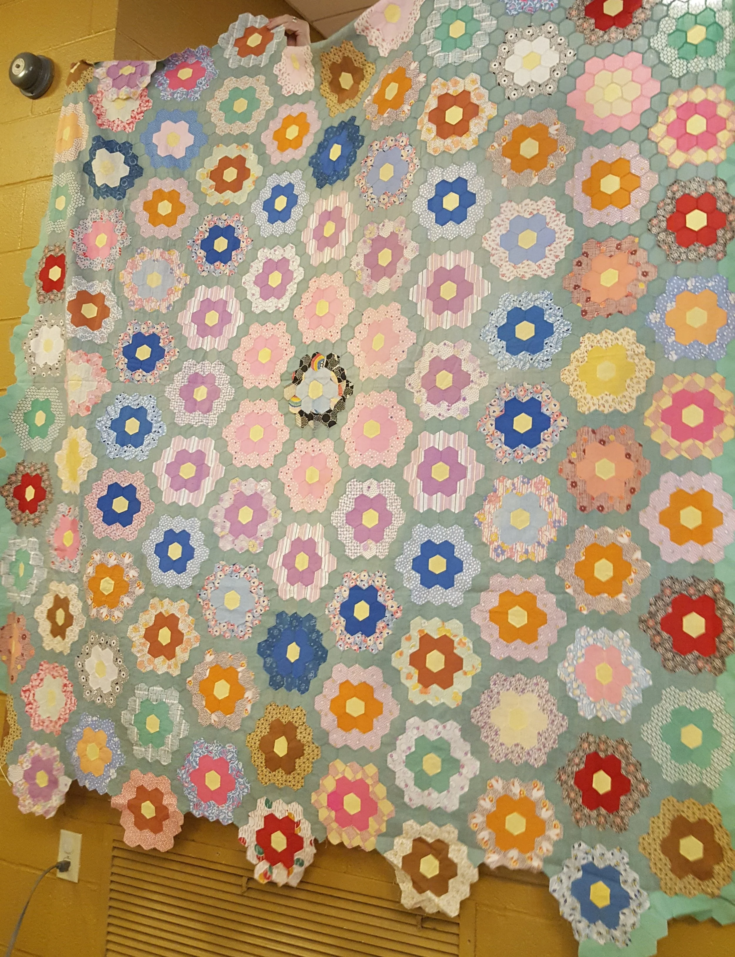 vintage grandmother's flower garden