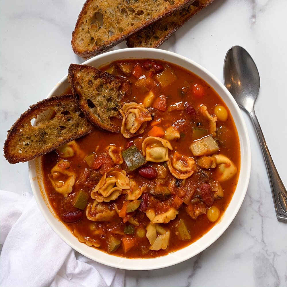 Recipe: One Pot Vegetable Tortellini Soup — Kitchen Confession