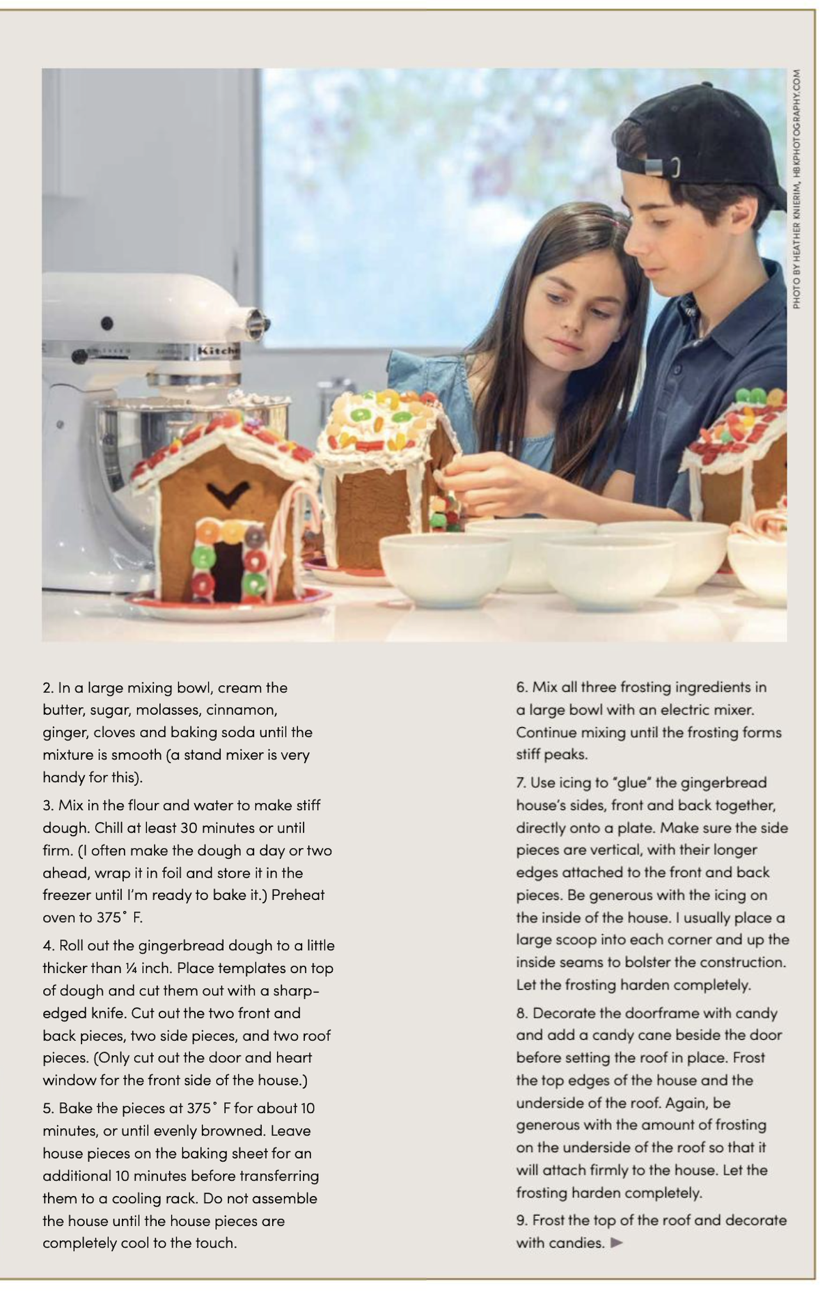 gingerbread house article