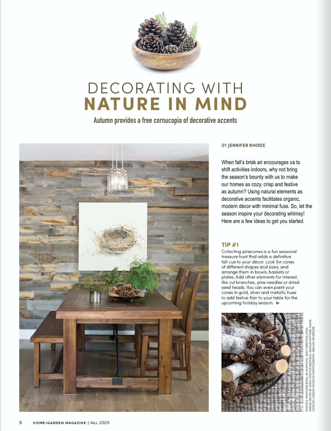 fall decorating article