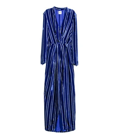 Velvet dress in siLk blend