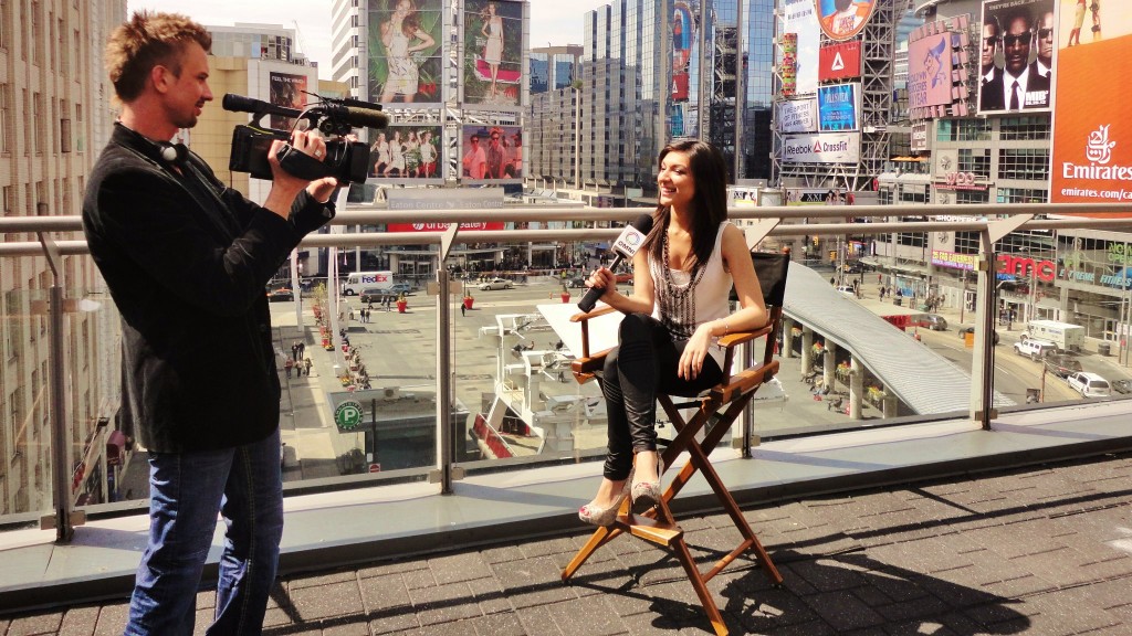 Reporting for OMNI Television - 2013 