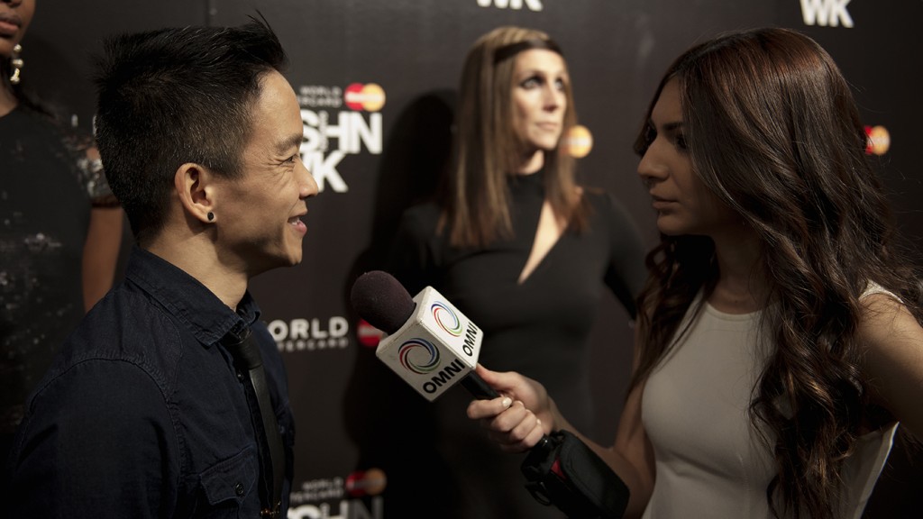 Reporting at World Mastercard Toronto Fashion Week 