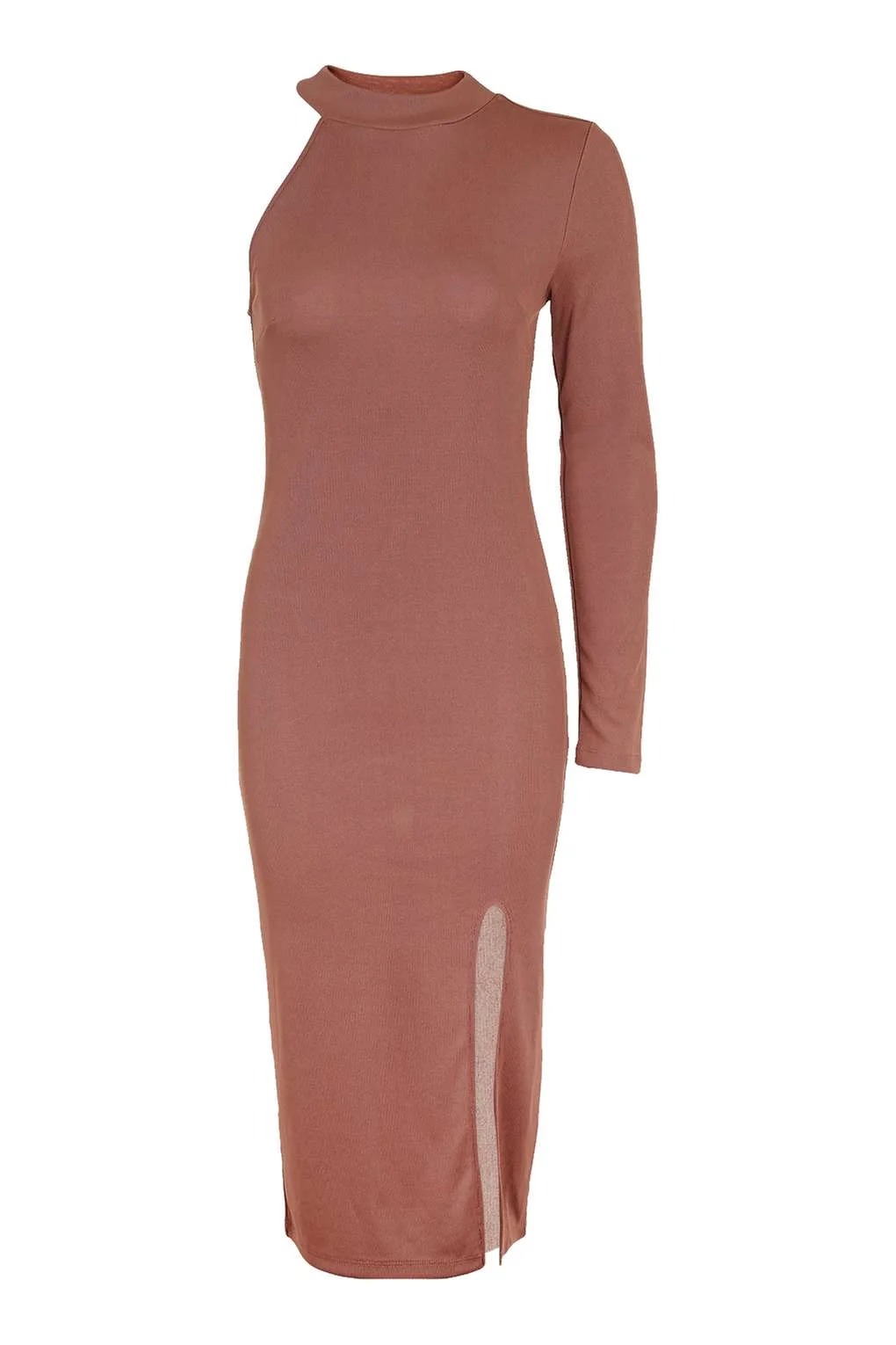 PETITE One Shoulder Midi Dress