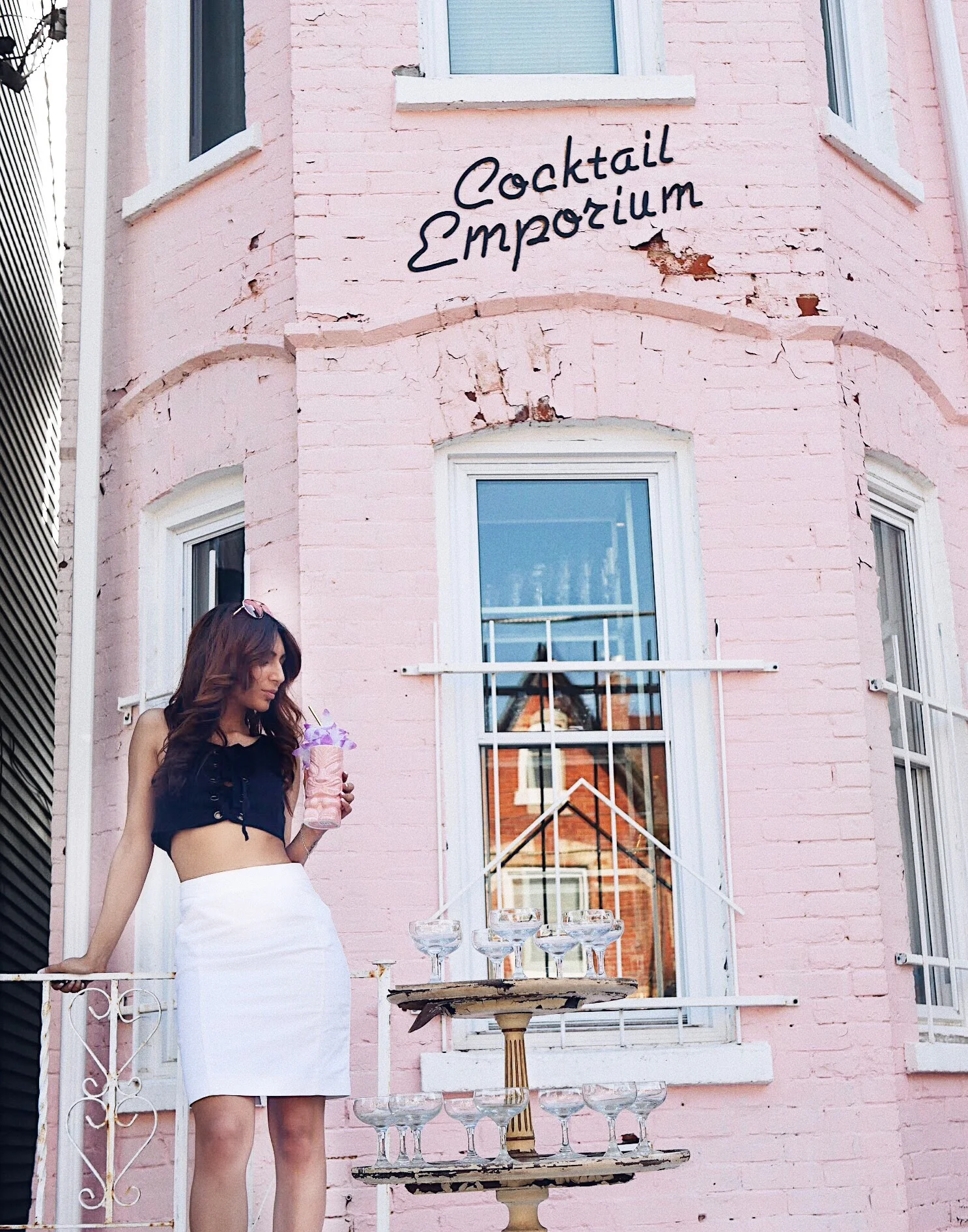 Exploring cocktail mixing options in one of my favourite Kensington stores ~