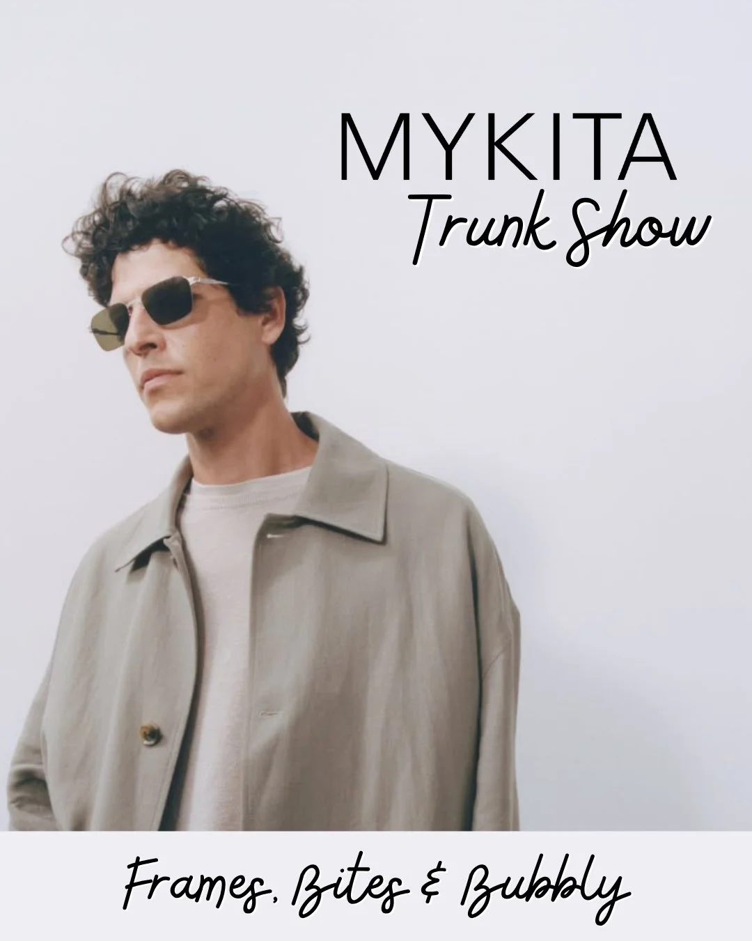 We are excited to host MYKITA this week! Browse every frame in the collection and find your perfect pair 👓️⁠
⁠
Friday Oct 23 10-5⁠
Saturday Oct 24 10-3⁠
⁠
Trunk shows are open house style; no appointment necessary. Not able to attend this show? We w