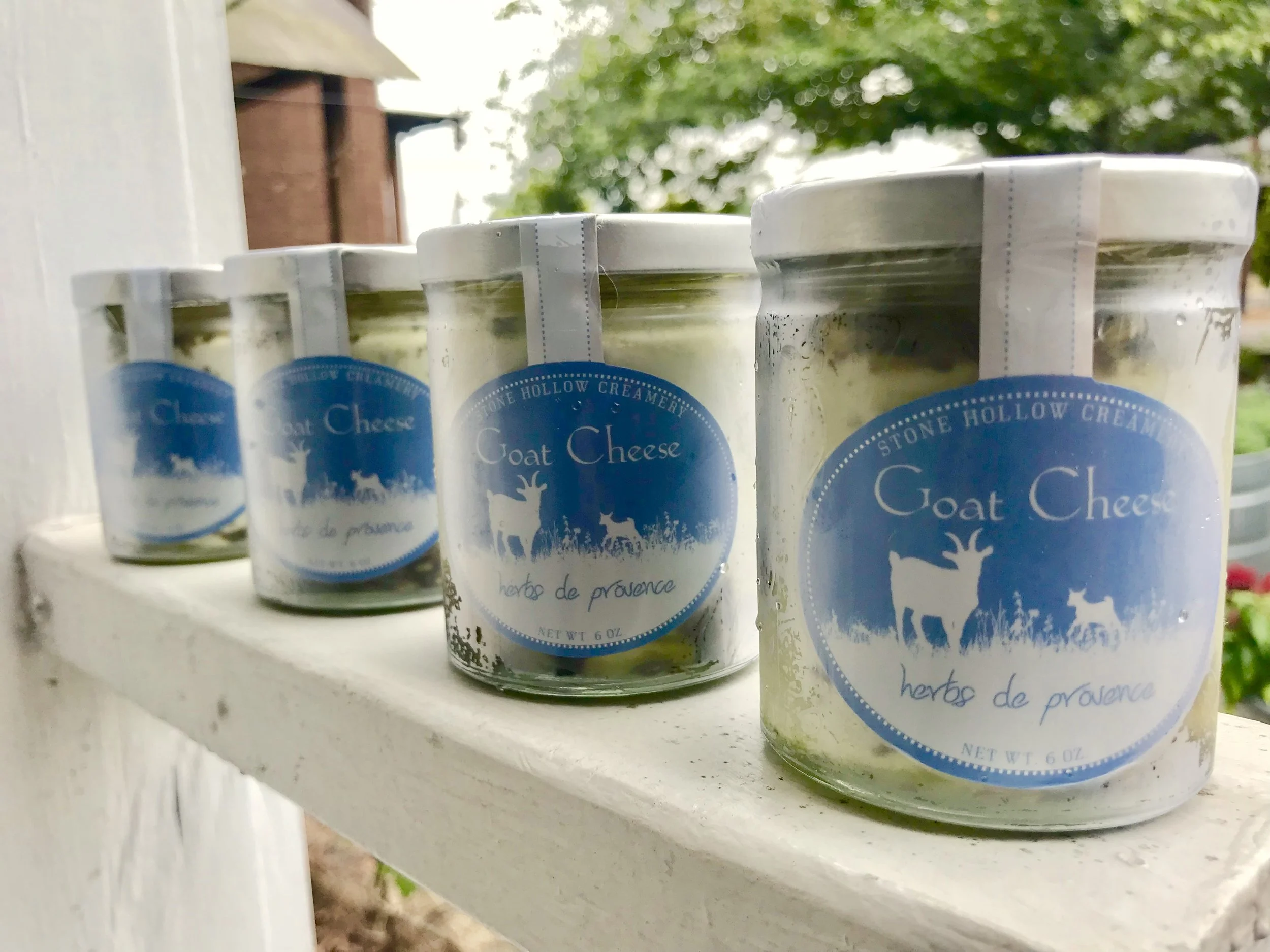 Herbs de Provence Marinated Goat Cheese / Stone Hollow Farmstead