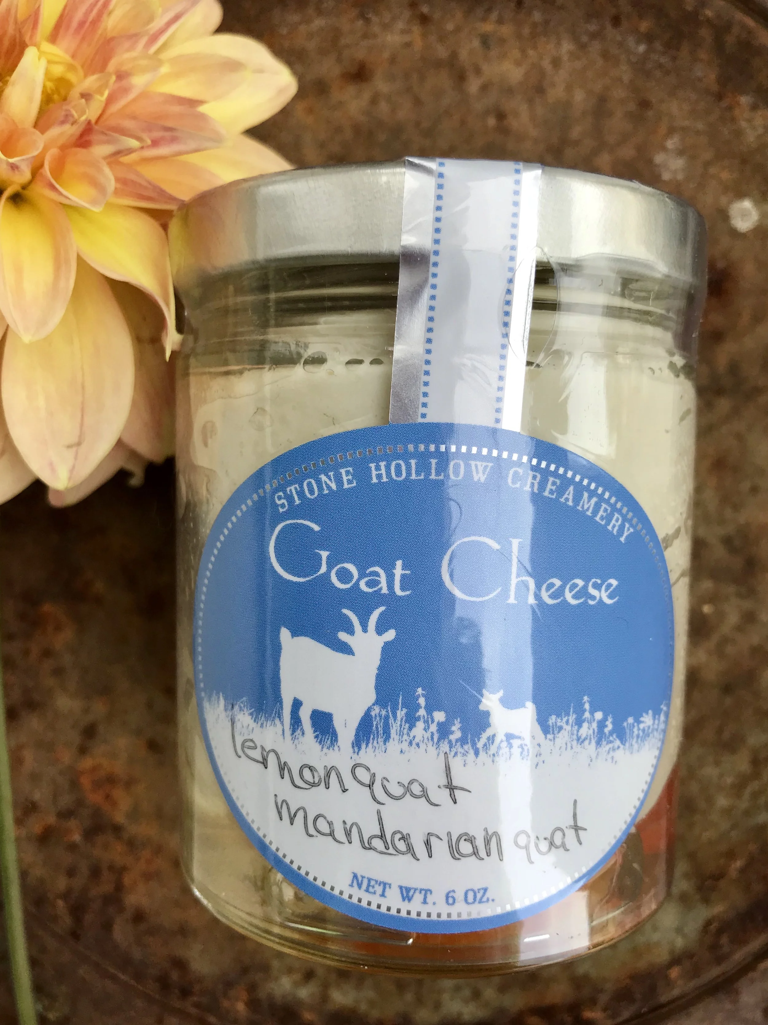 Kumquat Marinated Goat Cheese / Mountain View Orchards