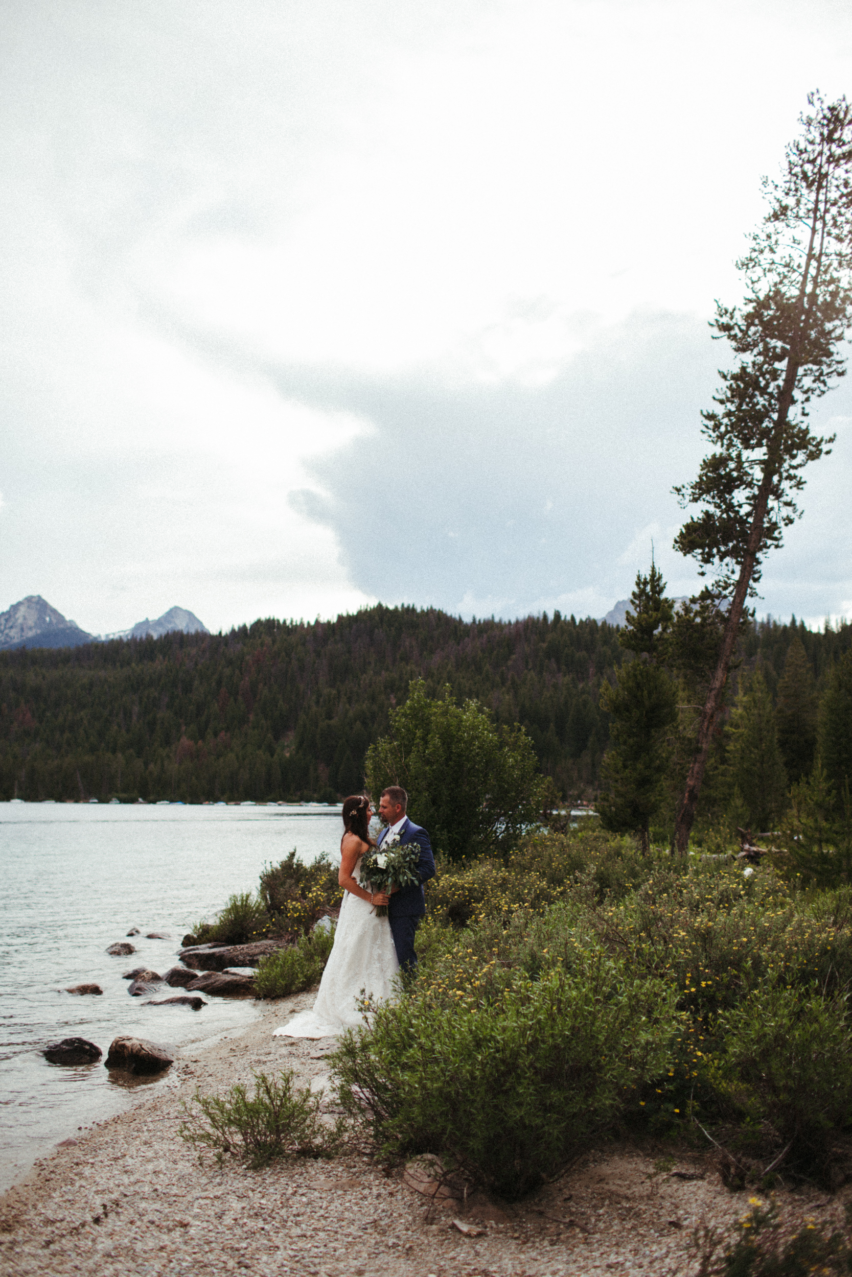 Jerica + Von | Redfish Lake Elopement