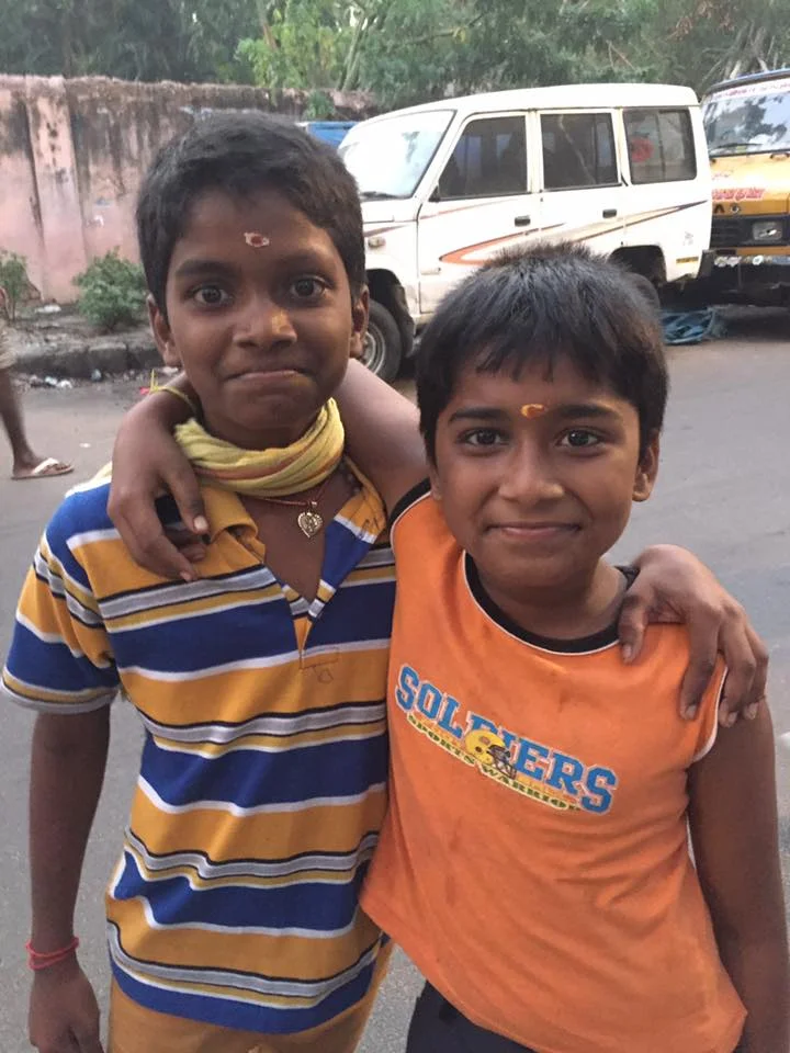 These two kids followed me down the street and asked me to take their photo. Love their personalities. <3