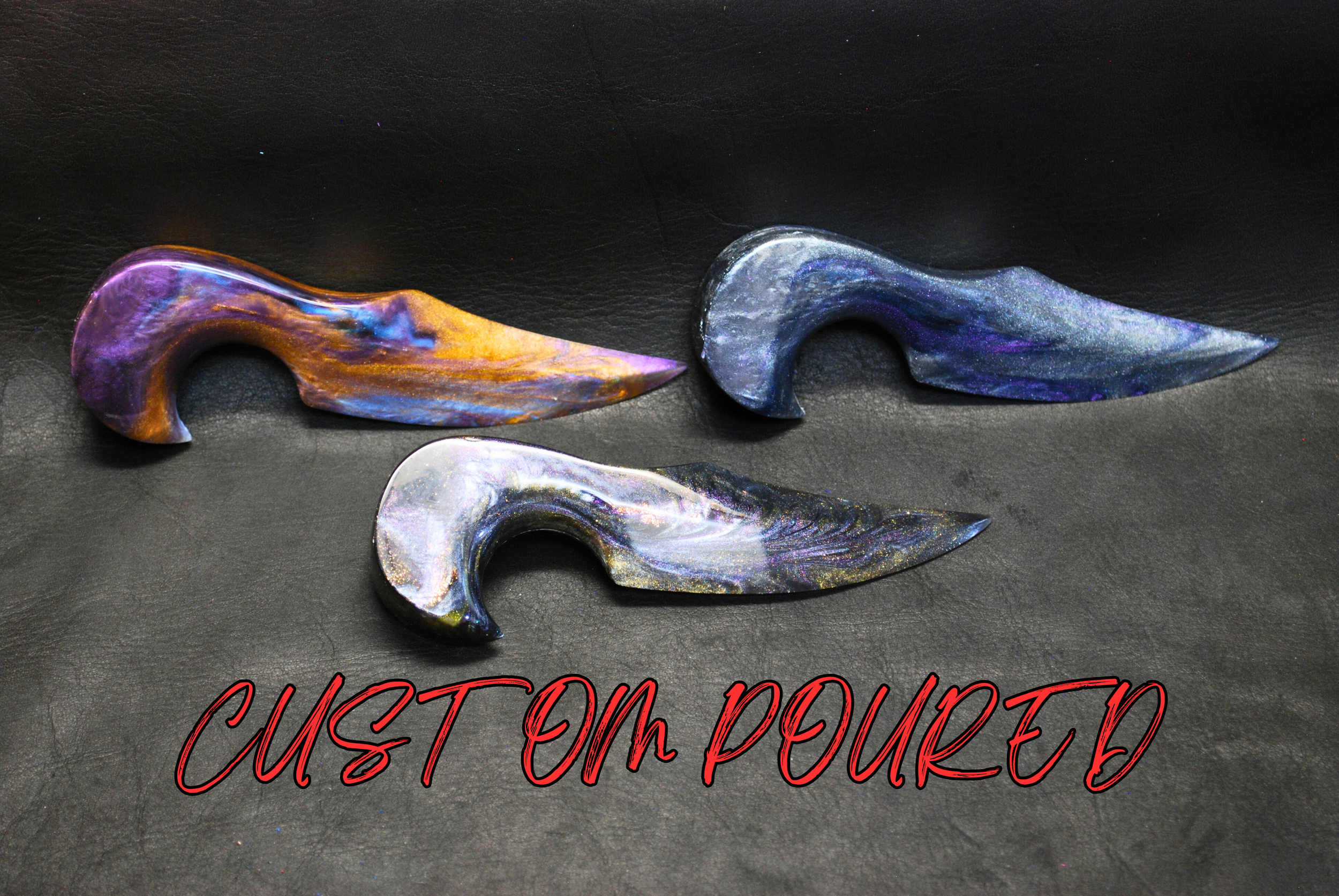 Custom Poured Acrylic Knife
