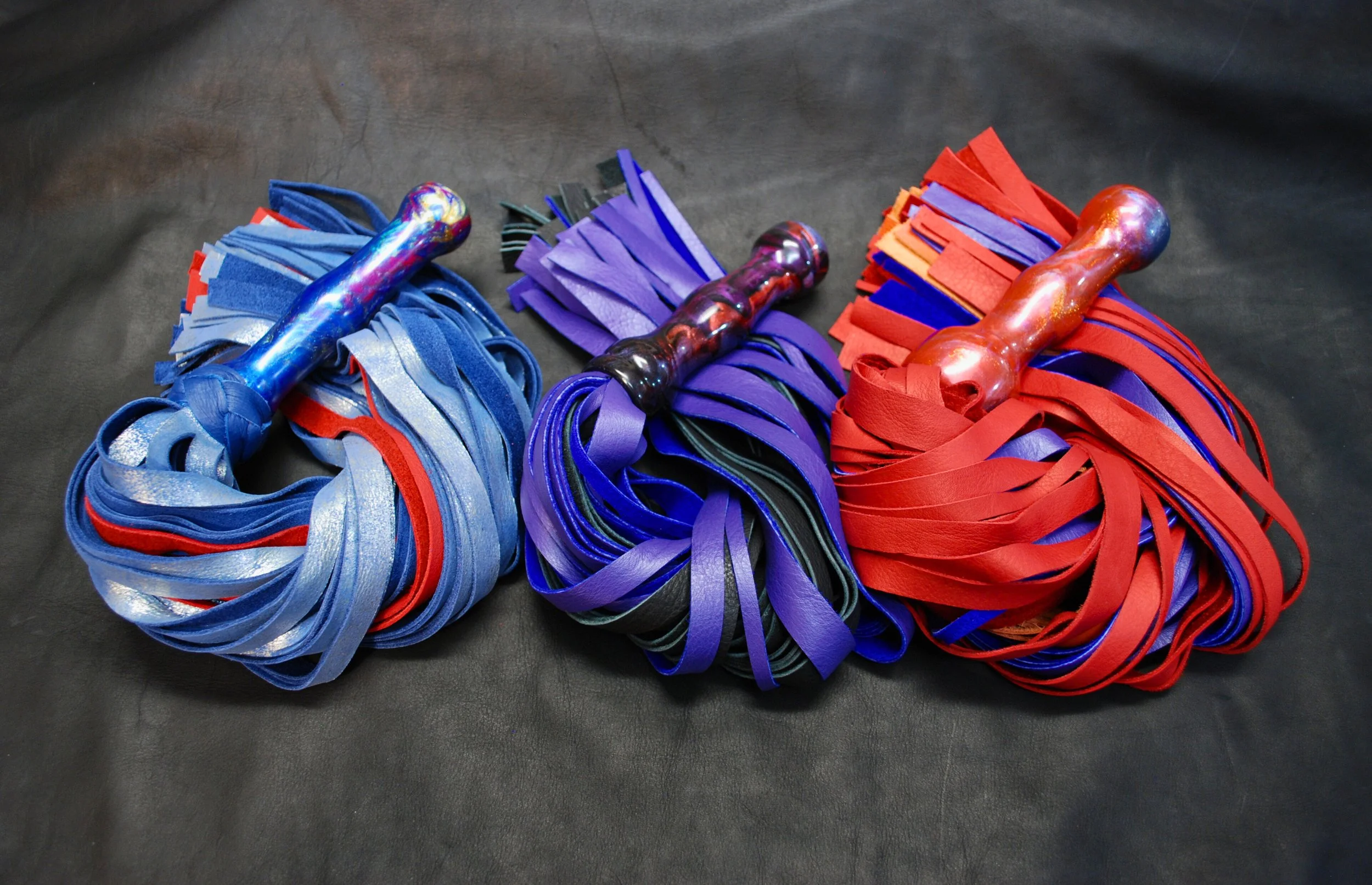 Resin Handle Floggers