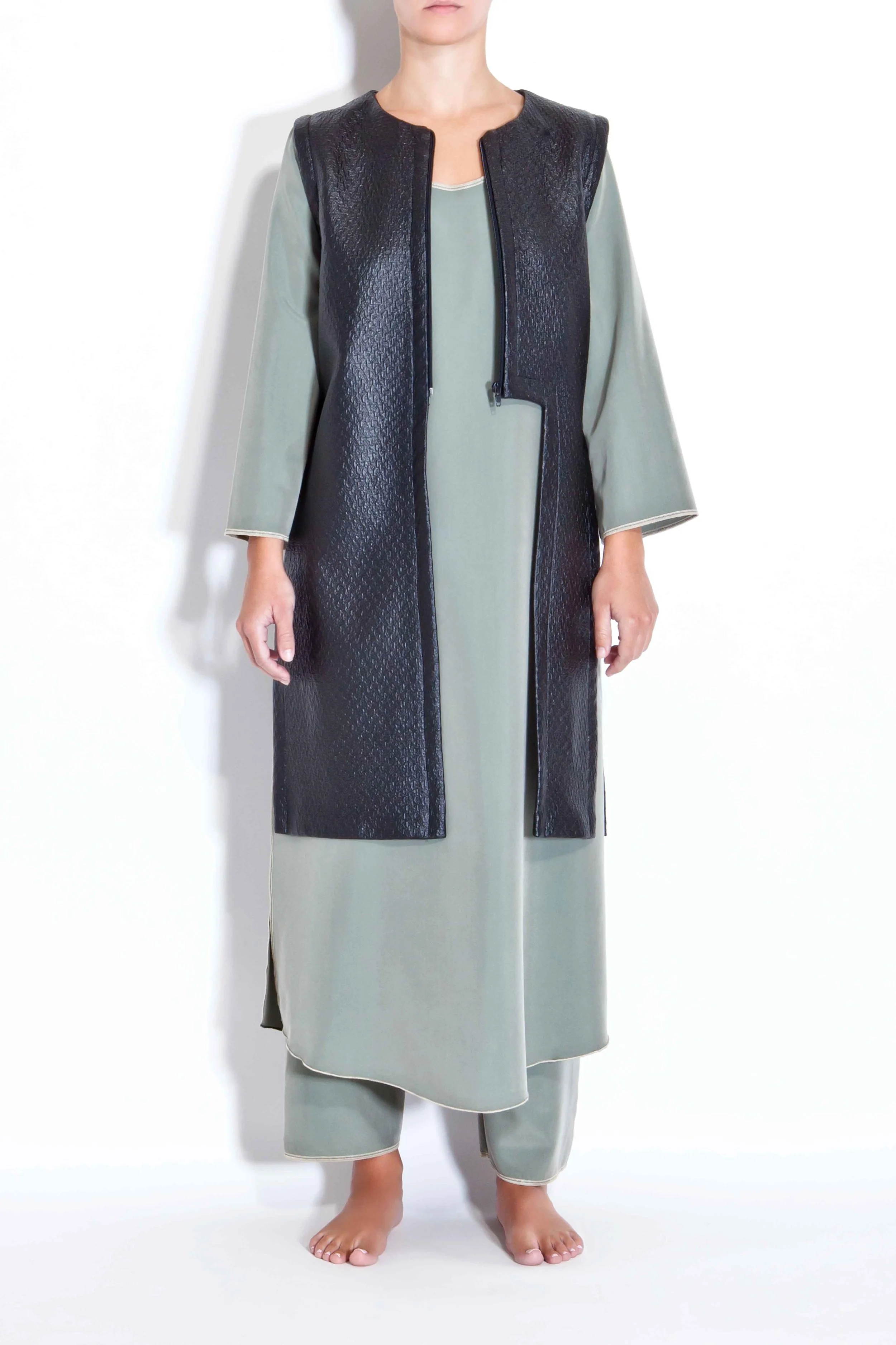 Geometric waistcoat