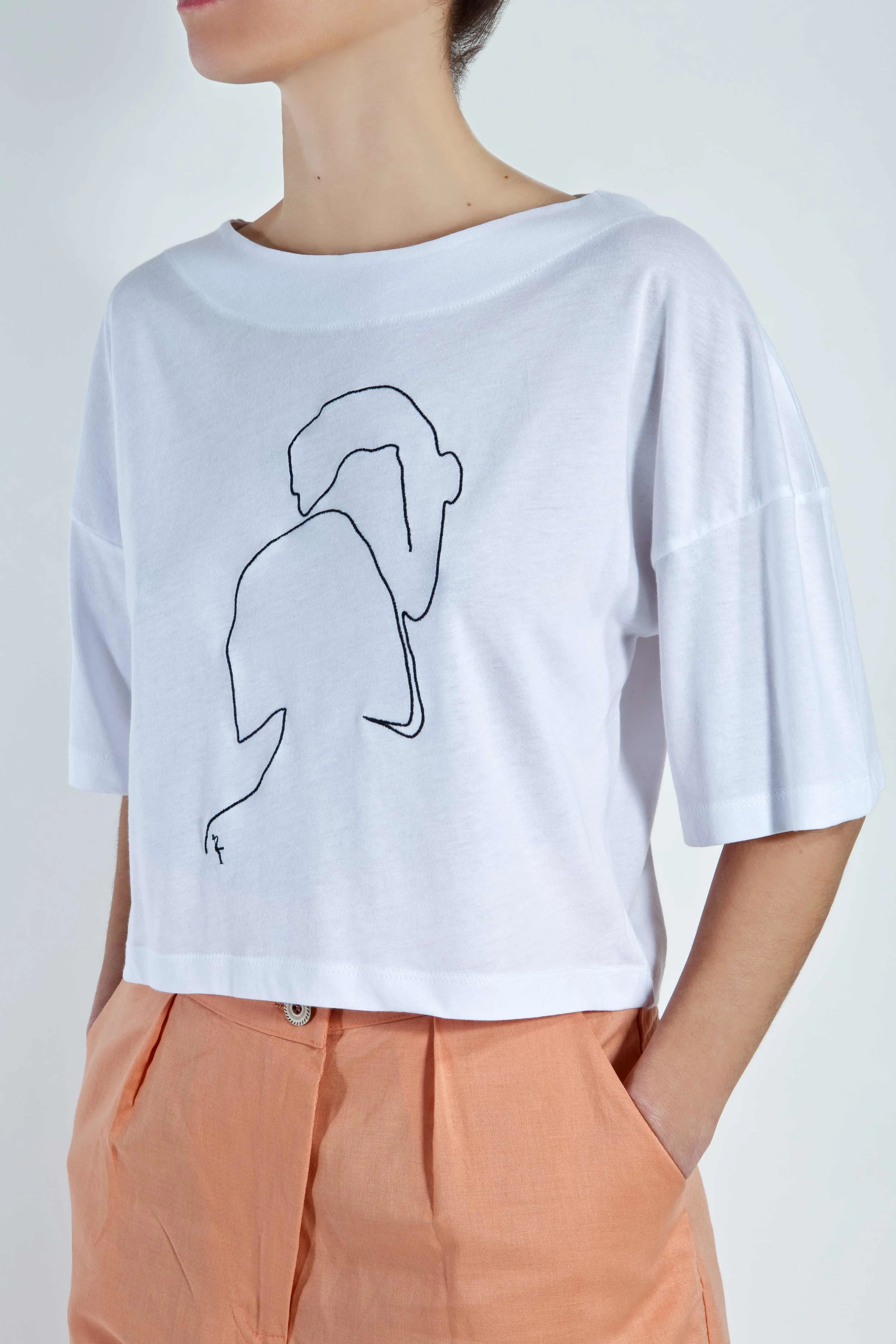 White T-Shirt Phainō Couple