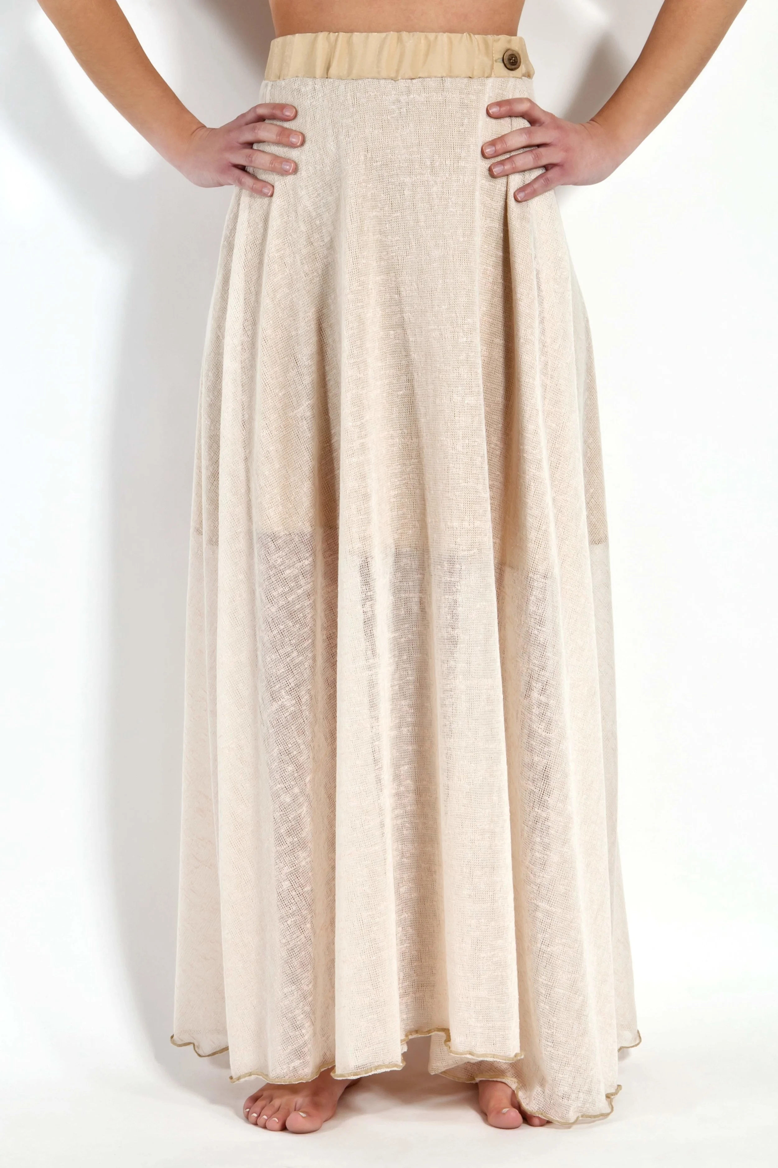 Gauge skirt - Ecru
