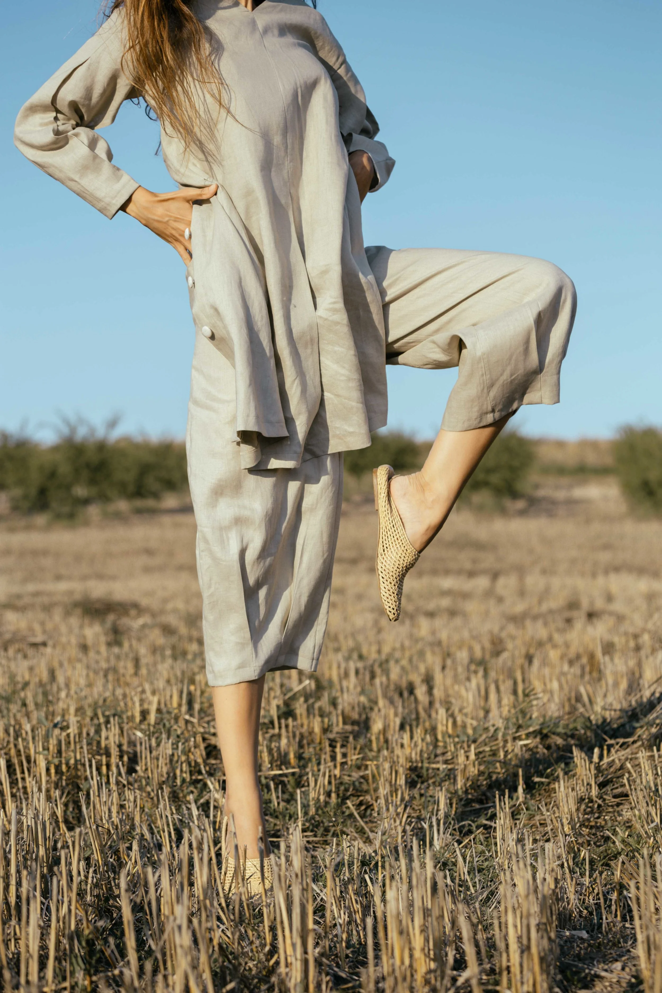 Linen trousers