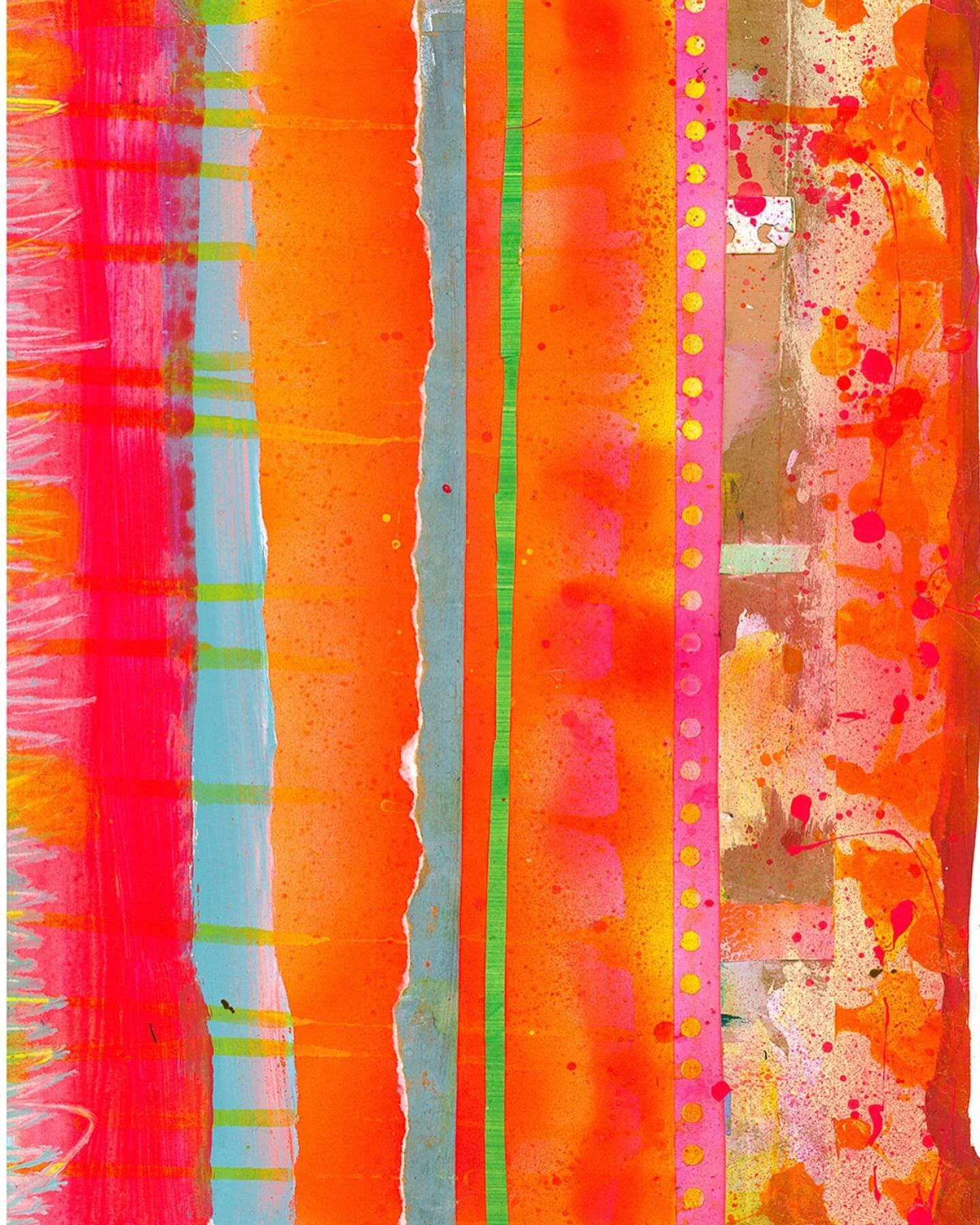From handcraft collage to digital pattern concepts  to final silk scarf. Sharing the design process of LGMD limited edition silk scarf #slowfashion #silkbureau #silkscarf #silkscarfdesign #colourpop #stripes #patterncommunity #collage #fashionprint #