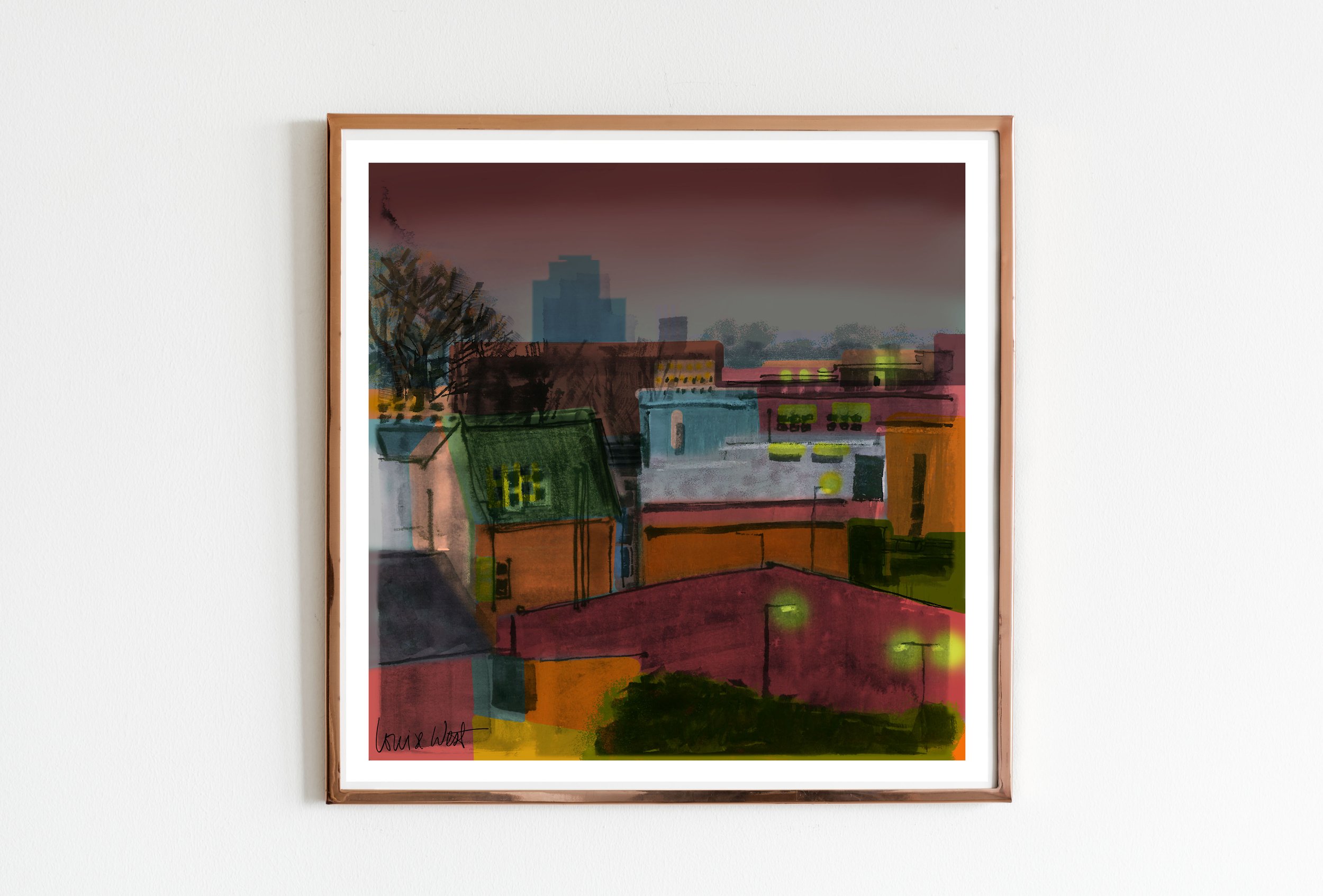 Skyline Series Fine Art Gilcee Print