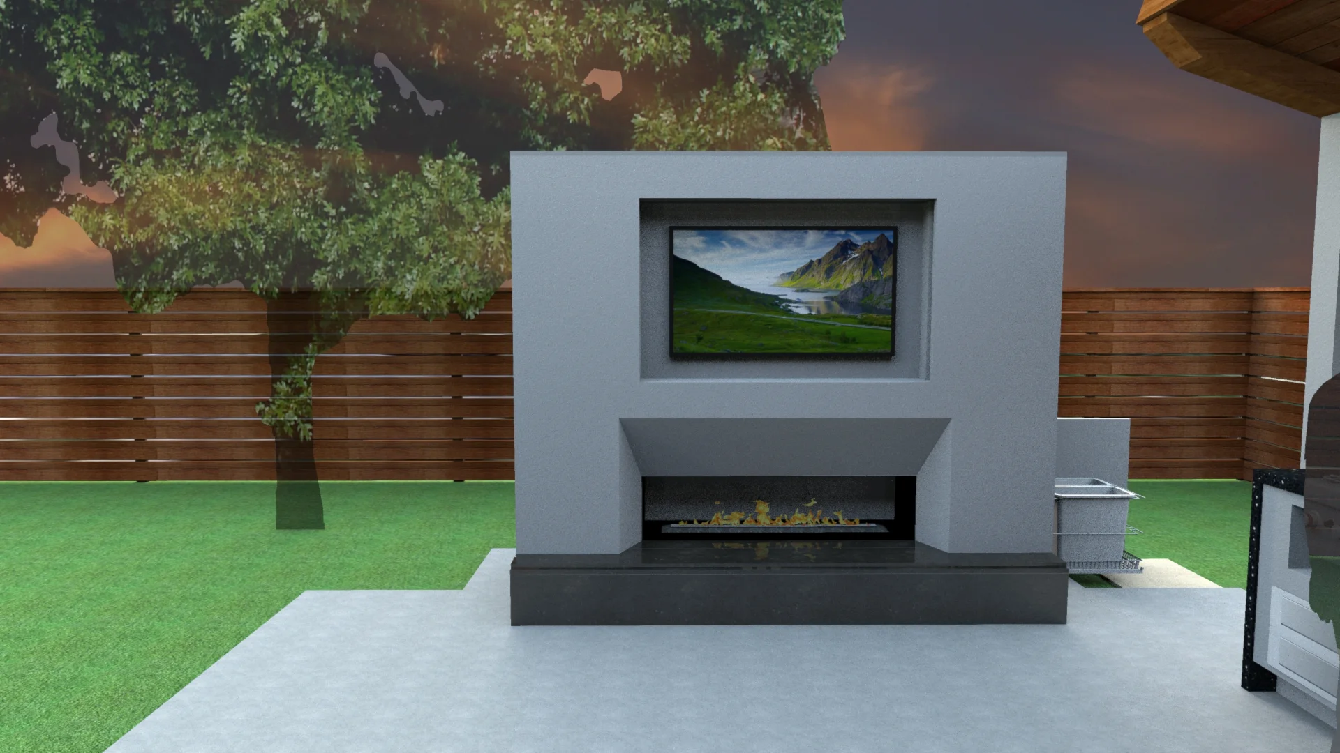 Design rendering - modified