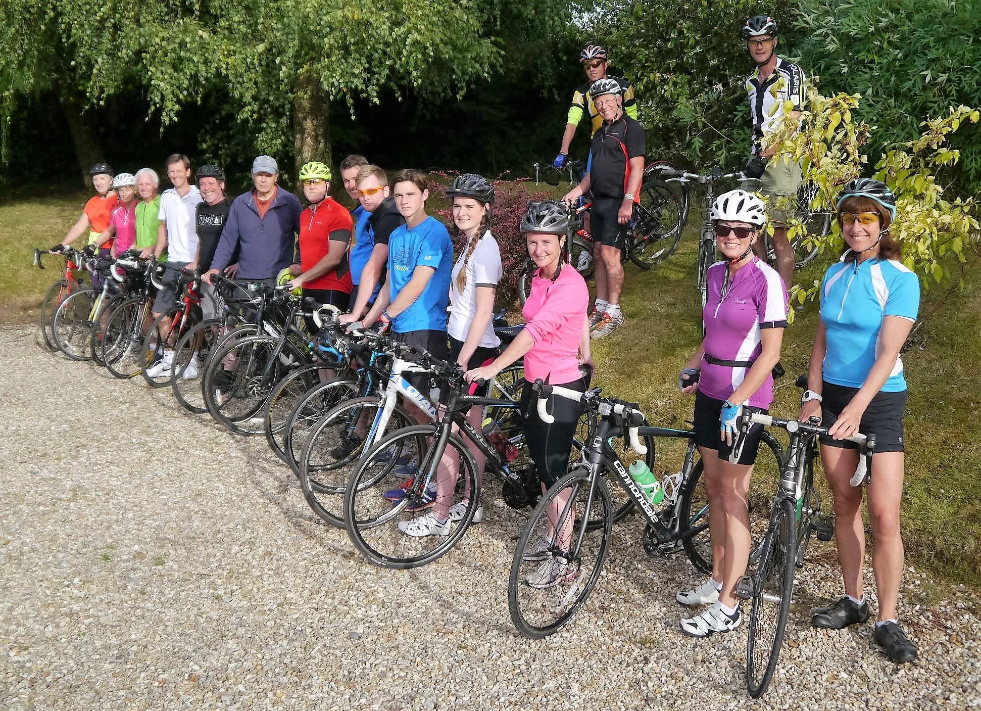 August 2016 Social Bike Ride, Blagdon Hill, Taunton