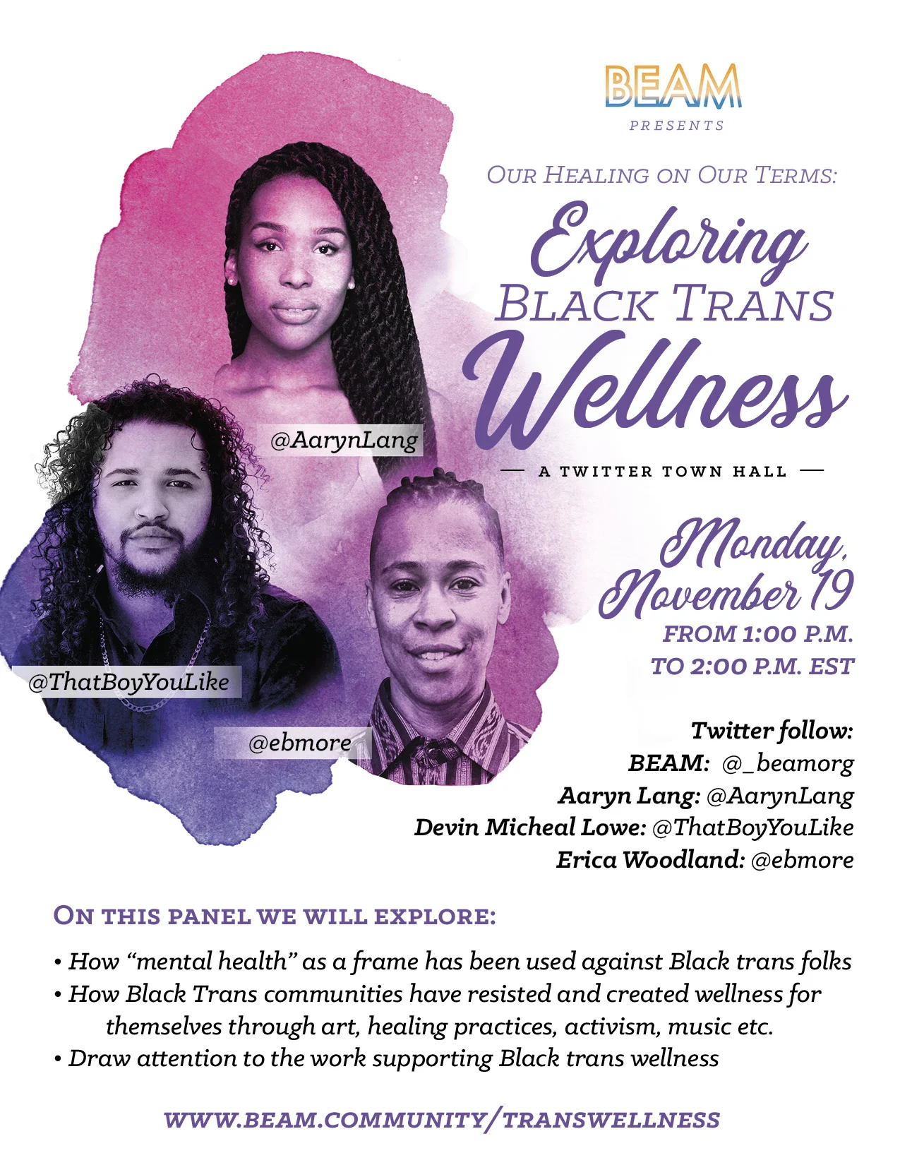 Join us for our first social media event Monday November 19th!