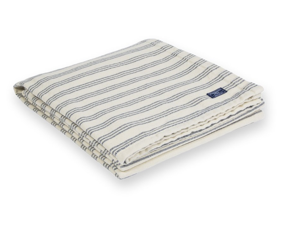 Faribault Mills Navy/White Beach Blanket