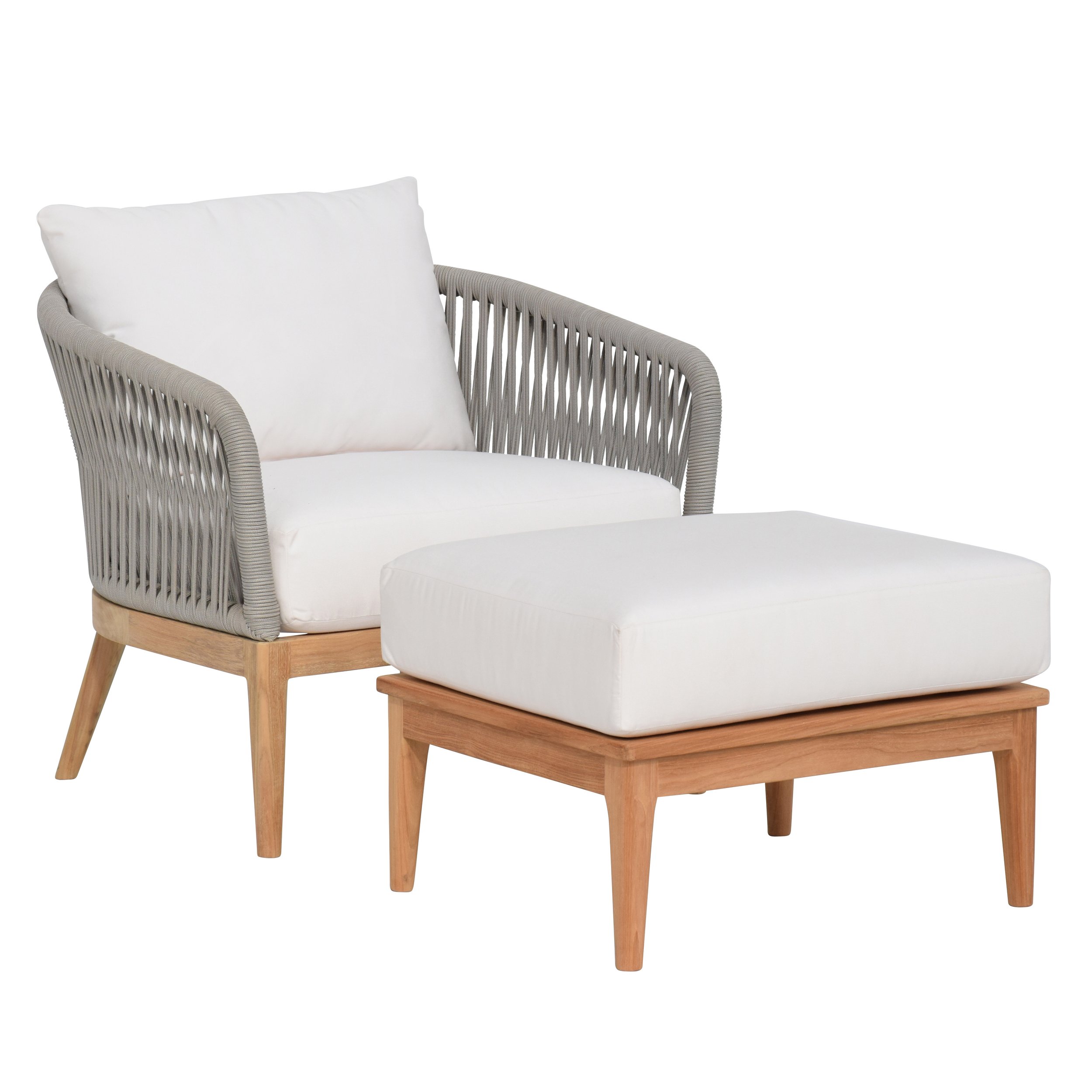 Lucia Lounge Chair and Ottoman