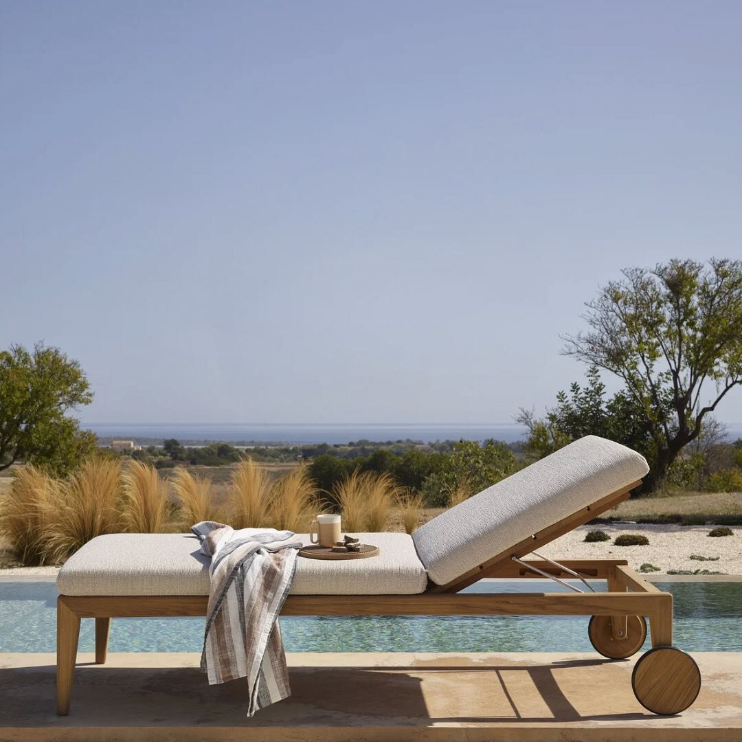 Indulge in ultimate relaxation with the new Zenhit teak sunlounger from @royalbotania.  Spring is around the corner - we can help you plan your dream outdoor oasis, delivered on time and as promised!