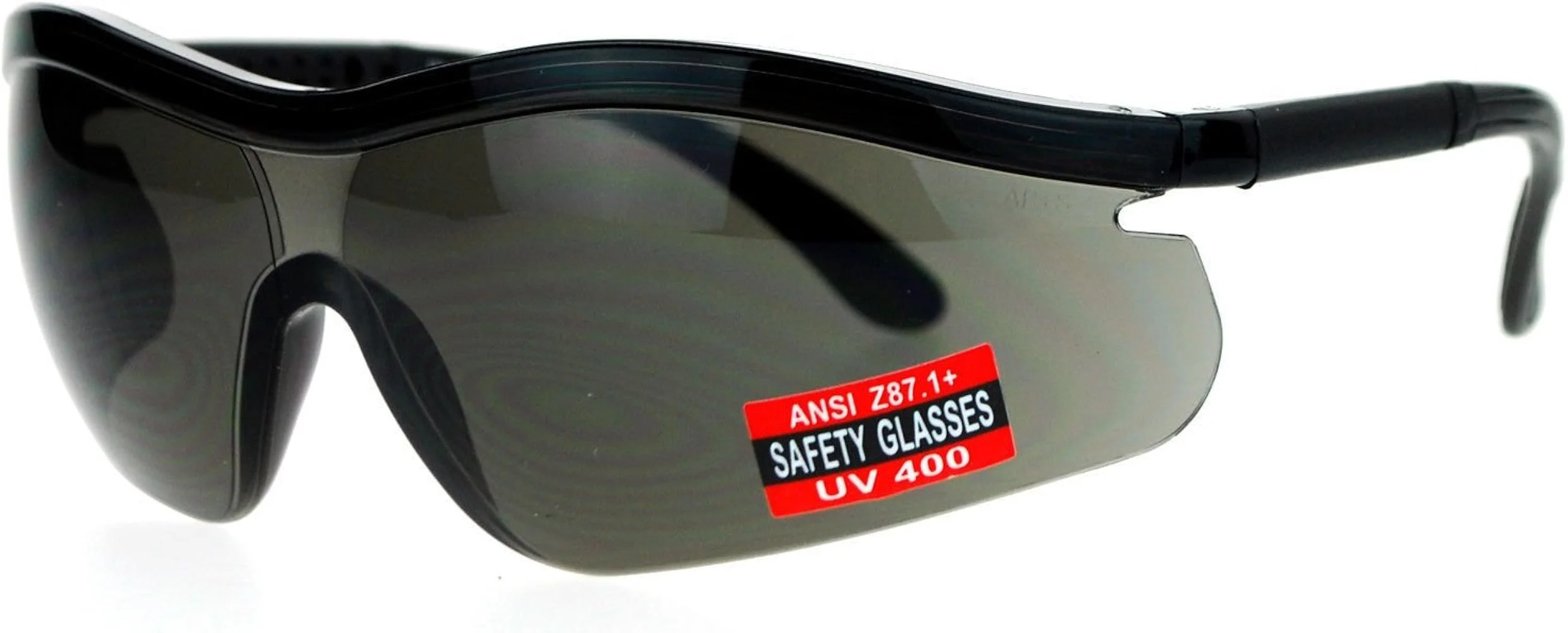 ANSI Z87.1 safety glasses with UV400 protection