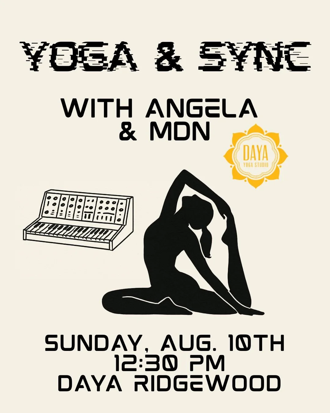 Yoga & Live Synth Hosted by Angela Wang & MDN