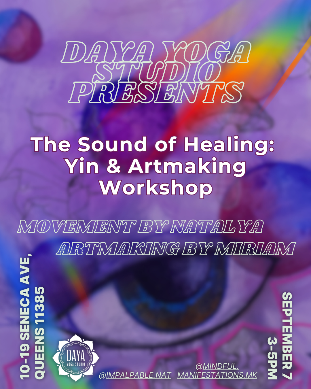 The Sound of Healing: Yin & Artmaking Workshop with Natalya & Miriam