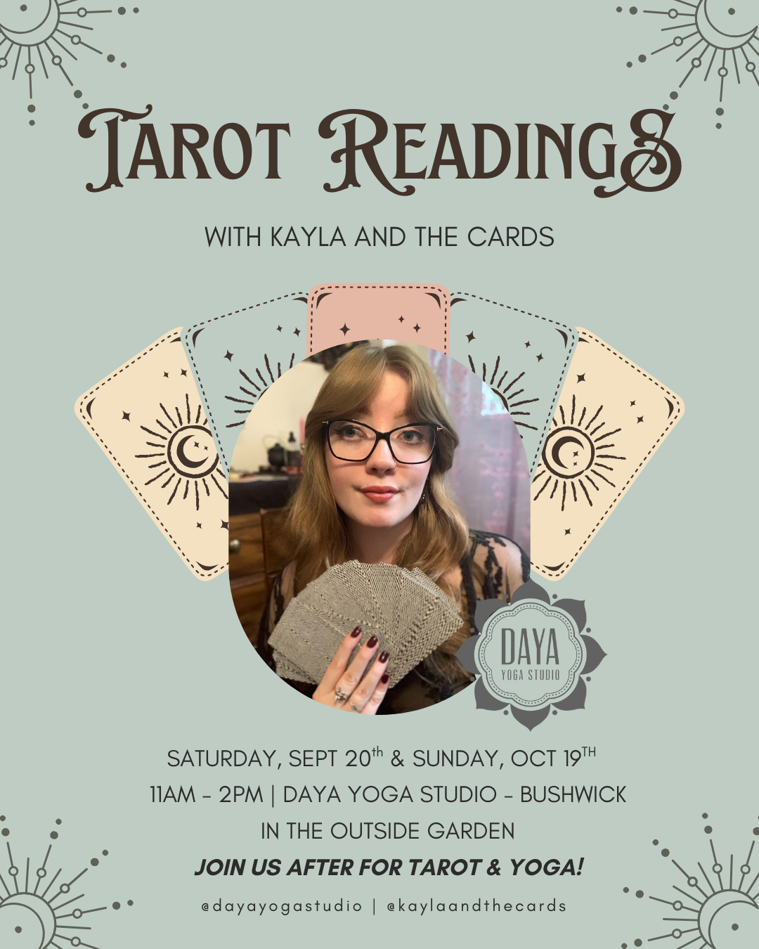 Tarot Readings (Pop-Up) with Kayla and the Cards