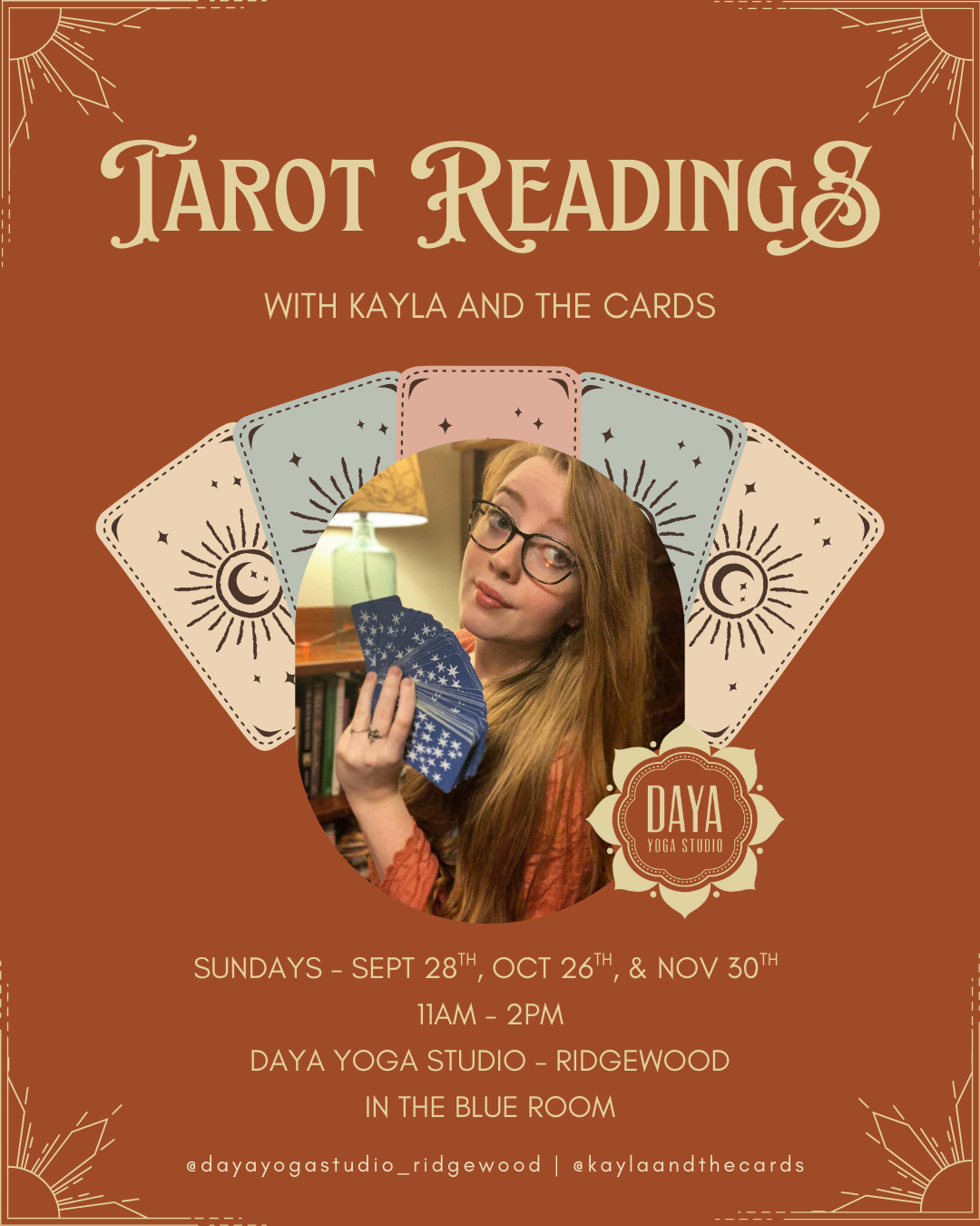 Tarot Readings (Pop-Up) with Kayla and the Cards