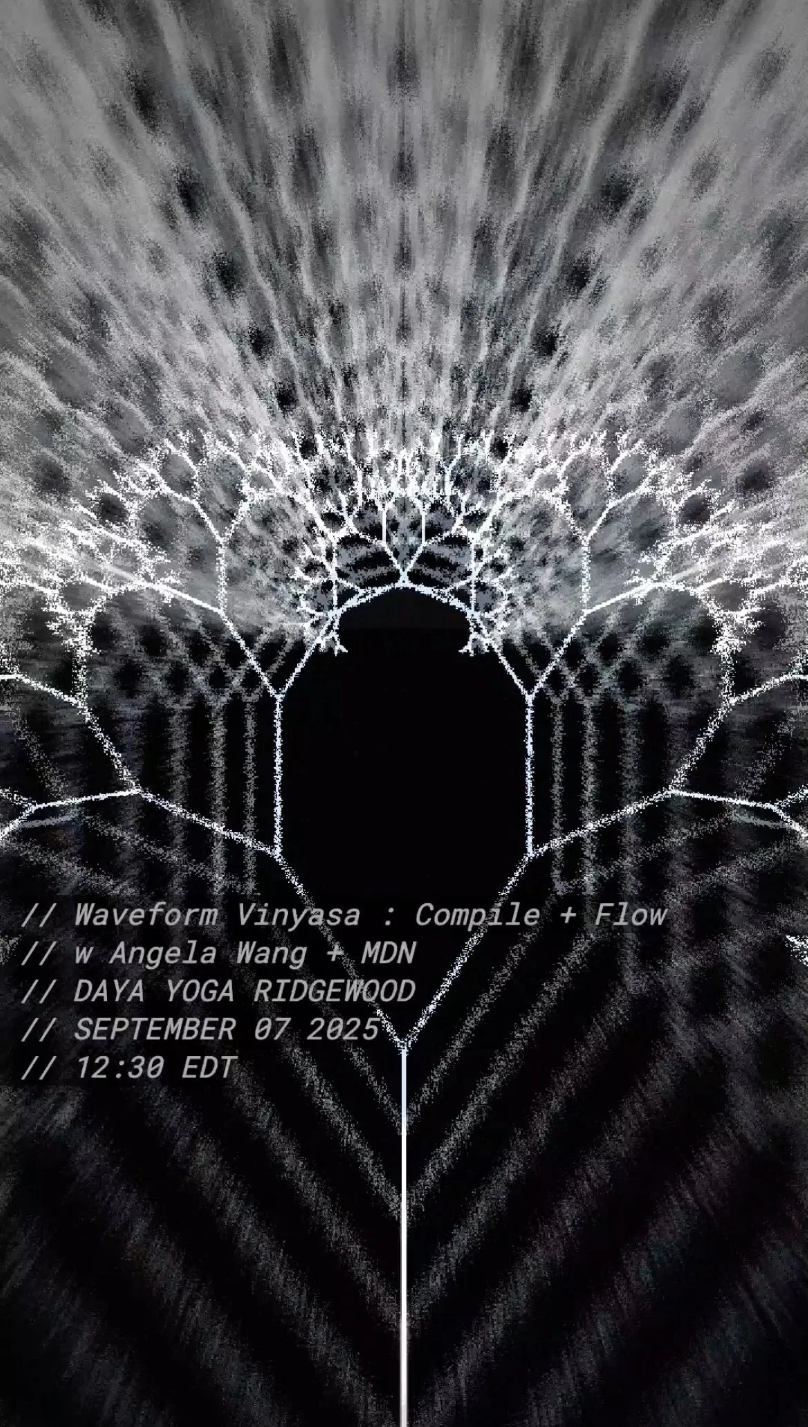 Waveform Vinyasa: Compile + Flow (Yoga w/ DJ) with Angela & M