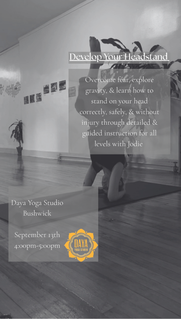 Develop Your Headstand