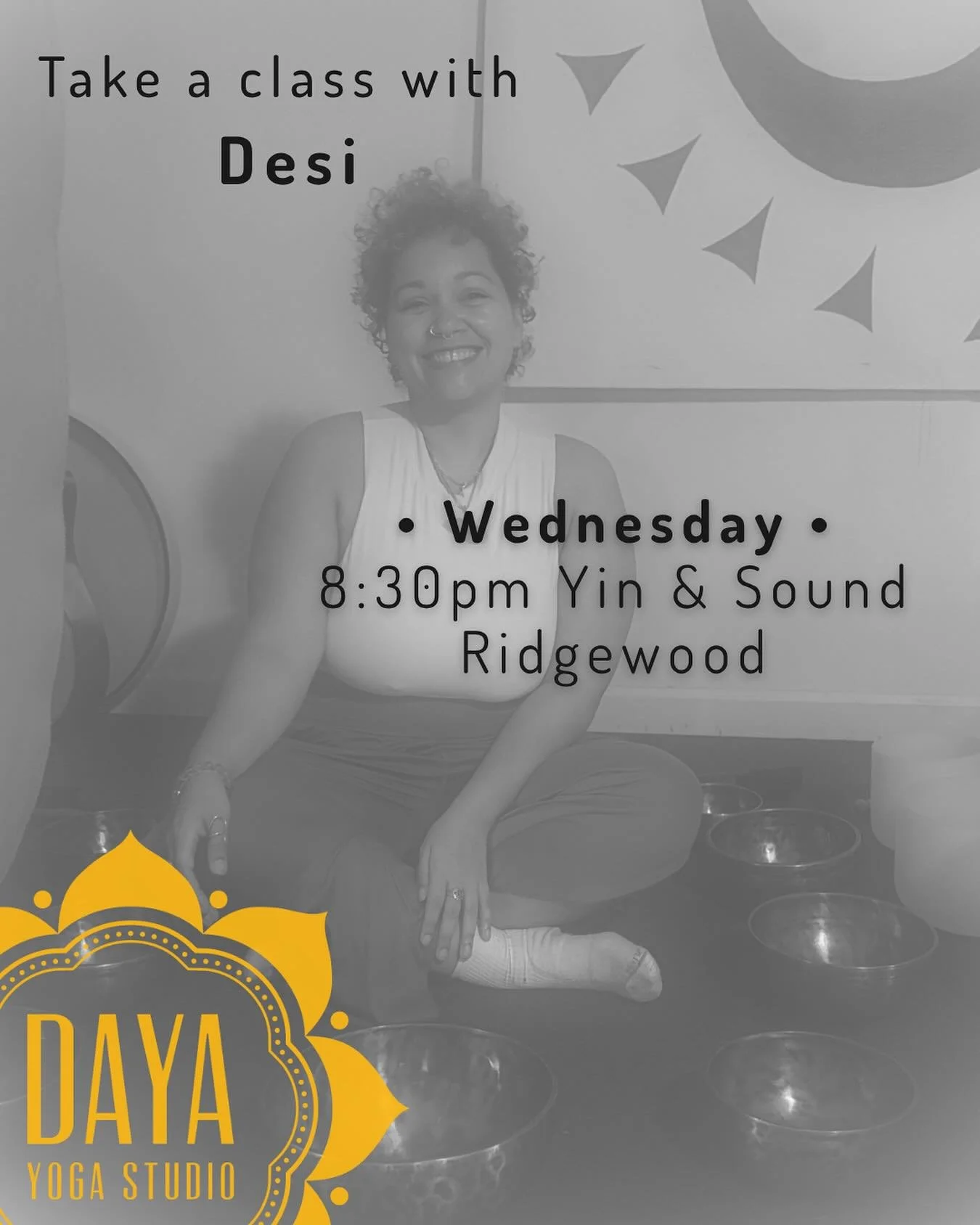 Take a class with Desi! 🍃🌷 Expect gentle invitations, restorative spaciousness, and a soft landing back into yourself #dayayogastudio