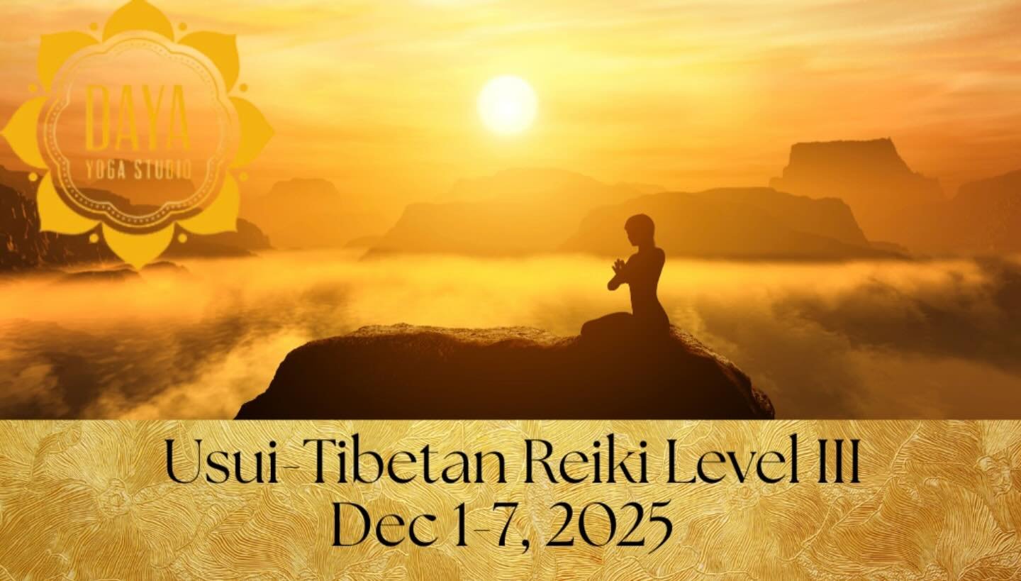 ✨ LINK IN BIO ✨ 
Last week to sign up for Reiki Level III
Step into the Master level of your Reiki journey with our 5-day immersive training that starts virtually next Monday 12/1 and through the week (in-person on weekend) led by @nityavink, a Reiki