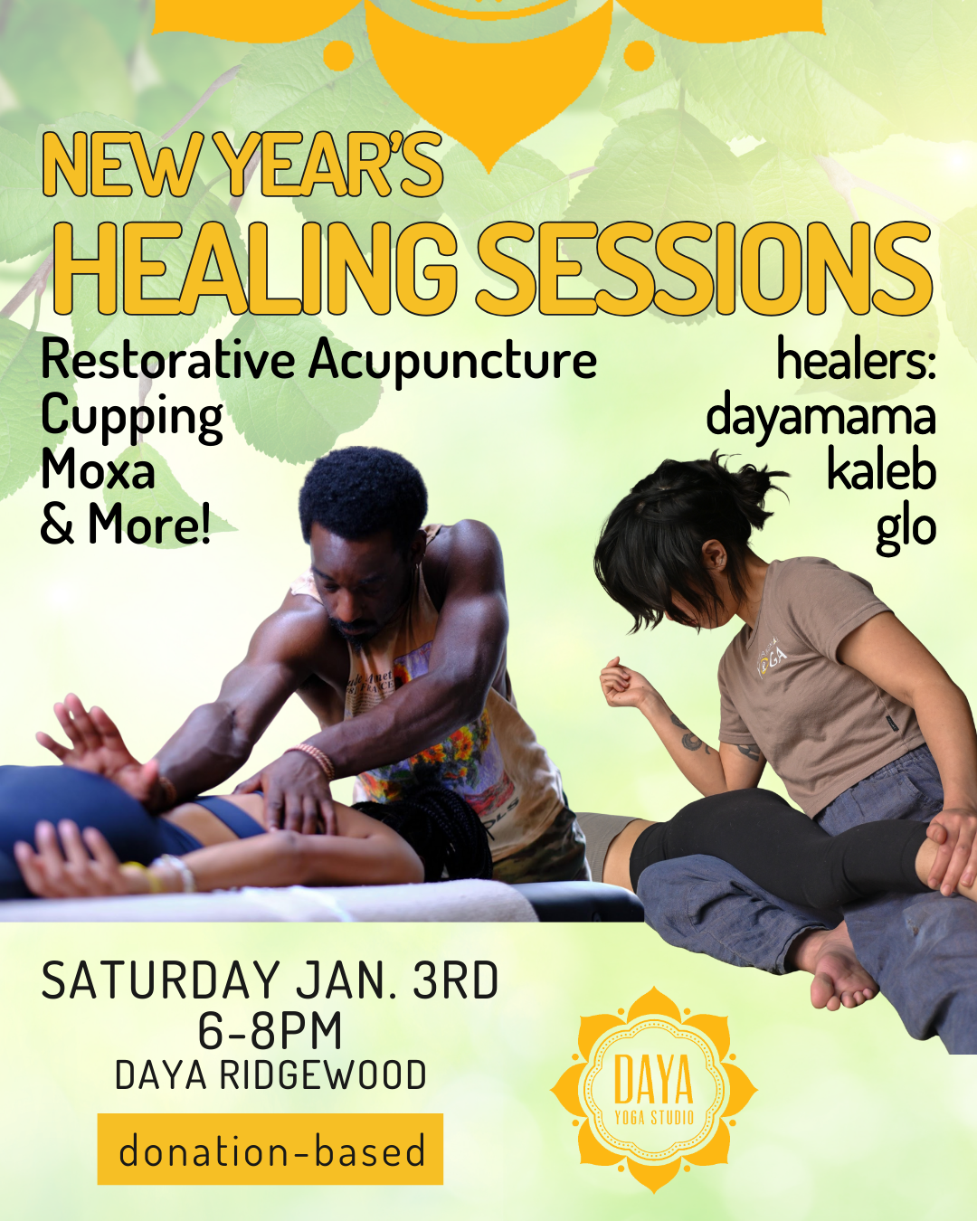 Healing Sessions for the New Year 