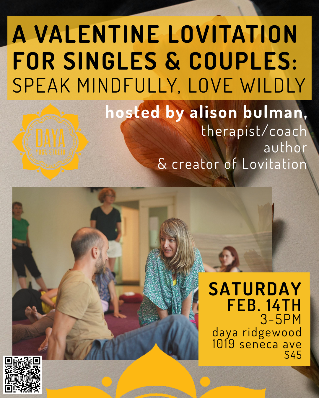 A Valentine Lovitation for Singles & Couples: Speak Mindfully, Love Wildly