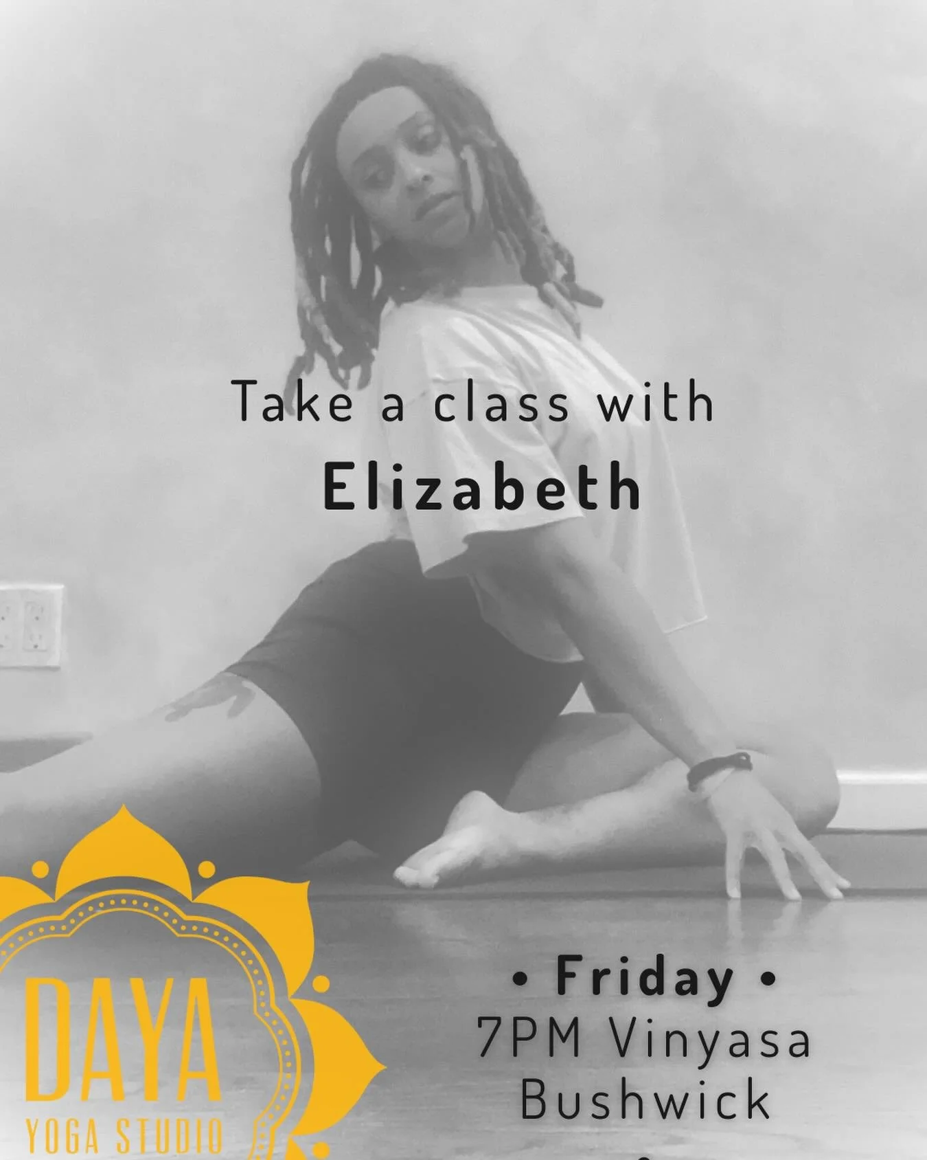 Take a class with Elizabeth! 🦋🌀 #dayayogastudio #bushwickyoga