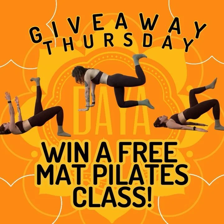WIN A FREE MAT PILATES CLASS ⚡️🌀 

Tag 2 friends in the comments and repost to story! We'll reach out directly this weekend.
#dayayogastudio #bushwickpilates