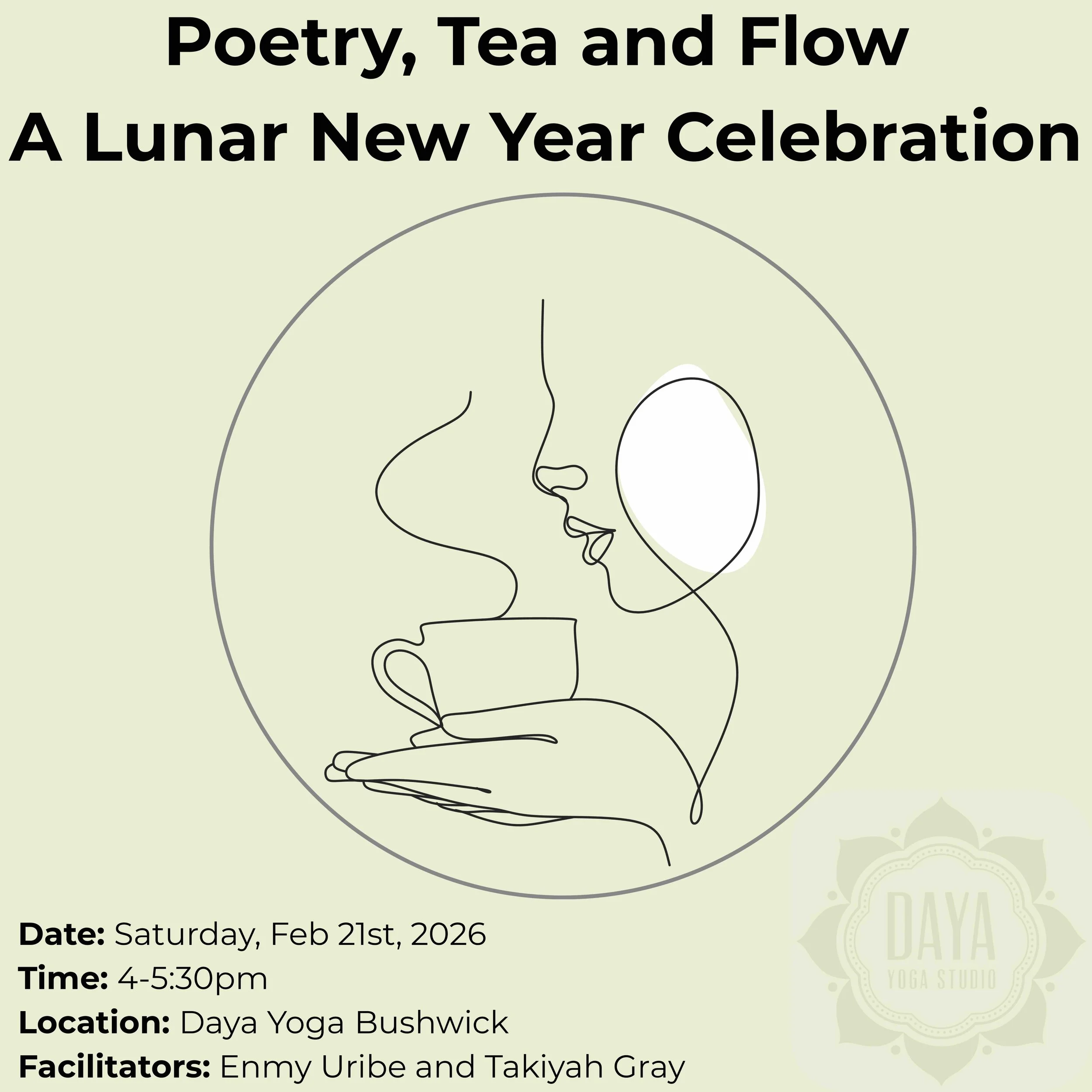 Poetry, Tea and Flow: A Lunar New Year Celebration