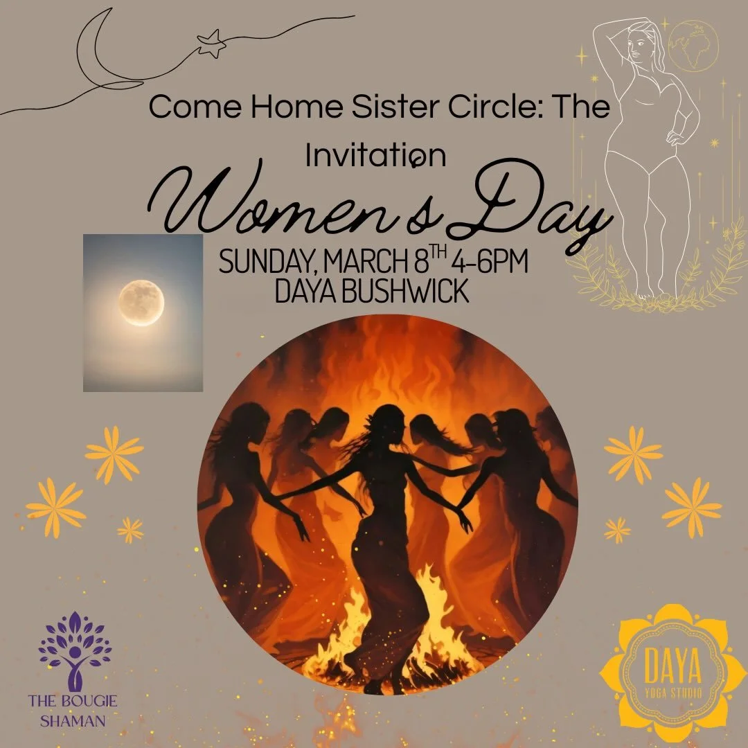 ✨ Come Home Sister Circle ✨
This Sunday &bull; 4&ndash;6 PM
A beautiful space to pause, breathe, and come home to yourself &mdash; your body, your inner wisdom, your truth, and your sisters. Whether you&rsquo;re craving grounding, reflection, or deep