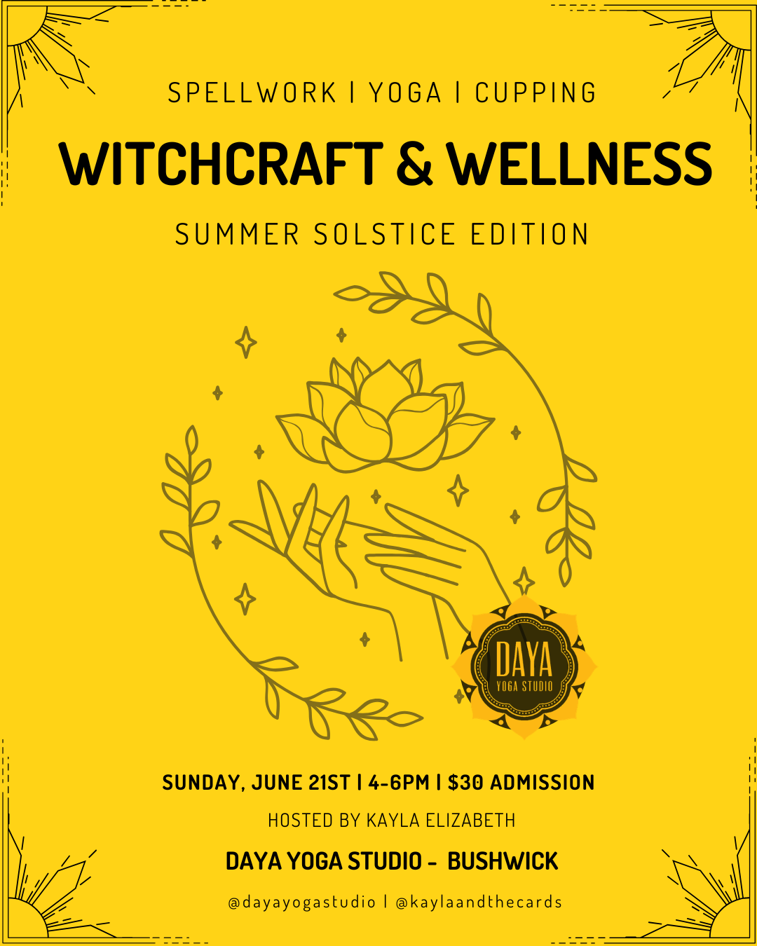 Witchcraft &amp; Wellness: Summer Solstice with Kayla Williams
